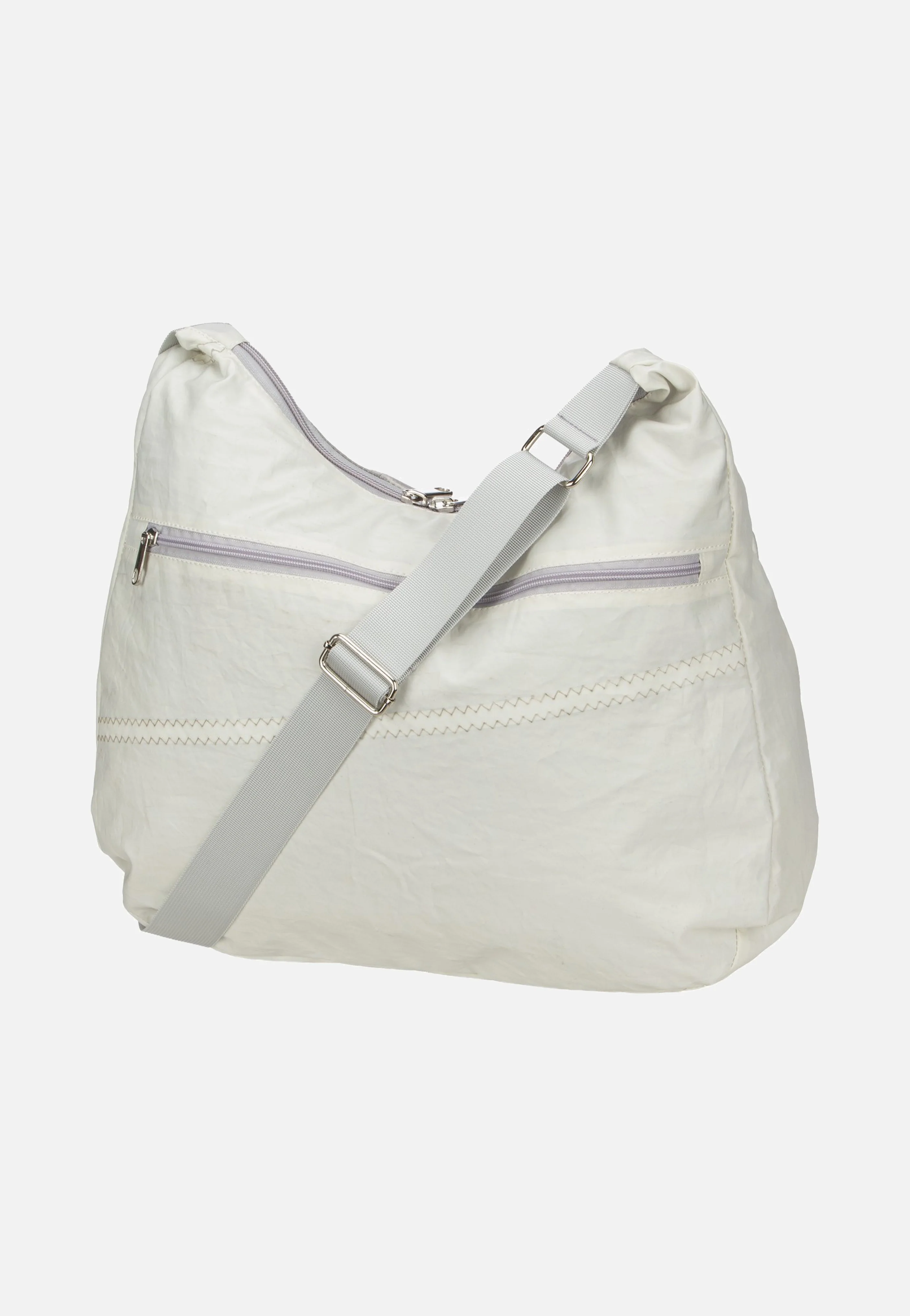 Bucht Stencil Weiss/Grau - Hobo Bag - Image 3