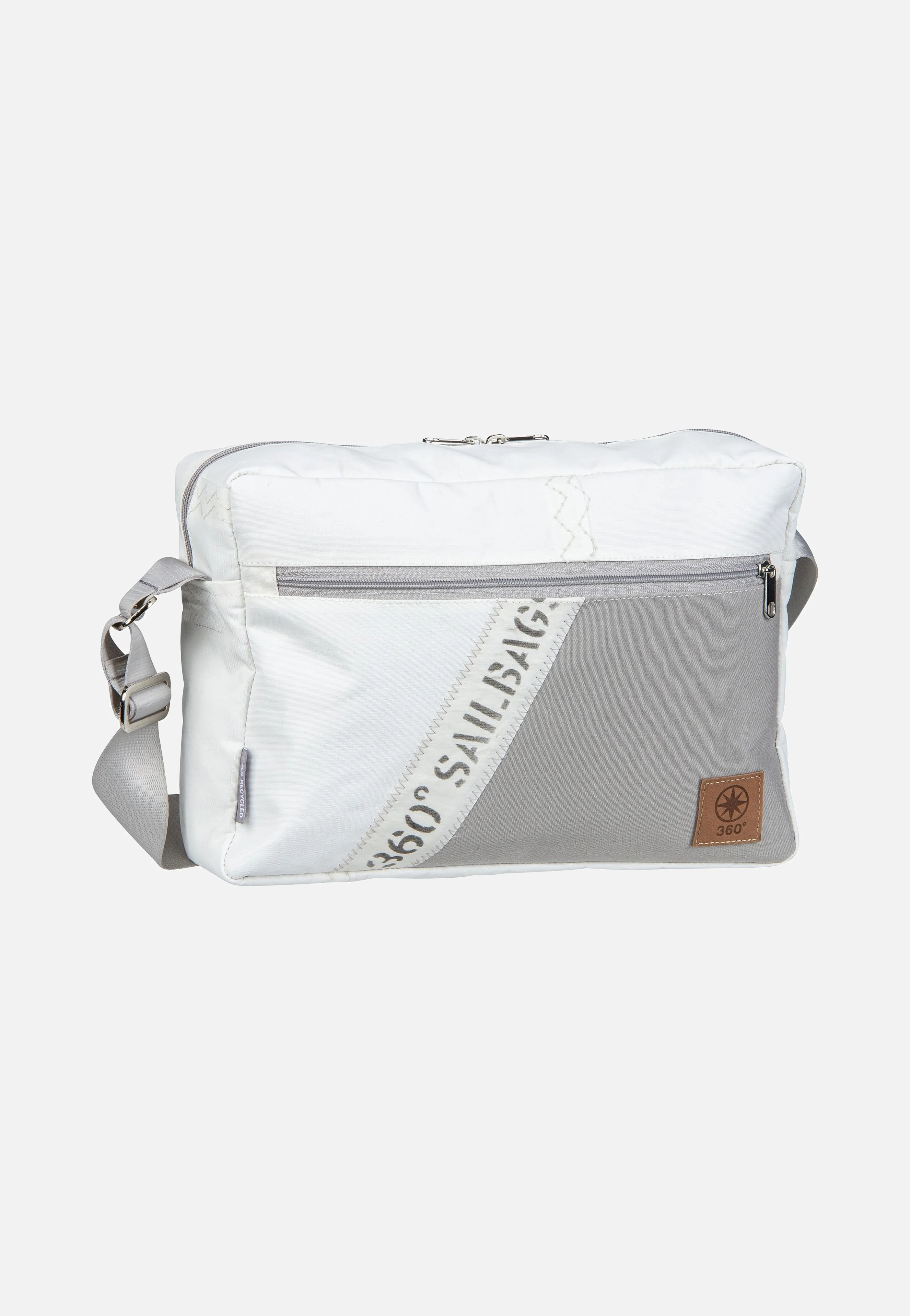 Fender L Stencil-Weiß/Grau - Crossbody Bag
