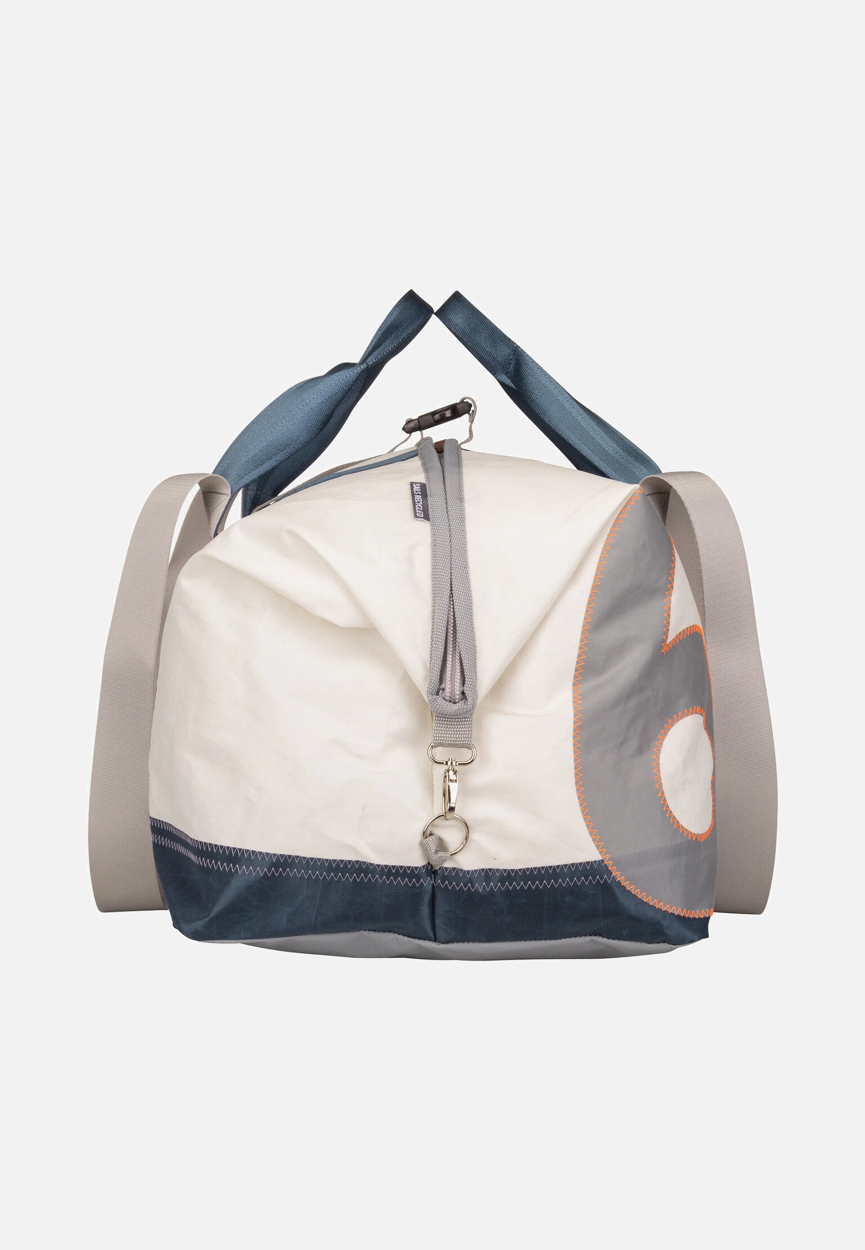 Kutter XL Weiß/Balken Blau/Zahl Hellgrau - Dufflebag - Image 4