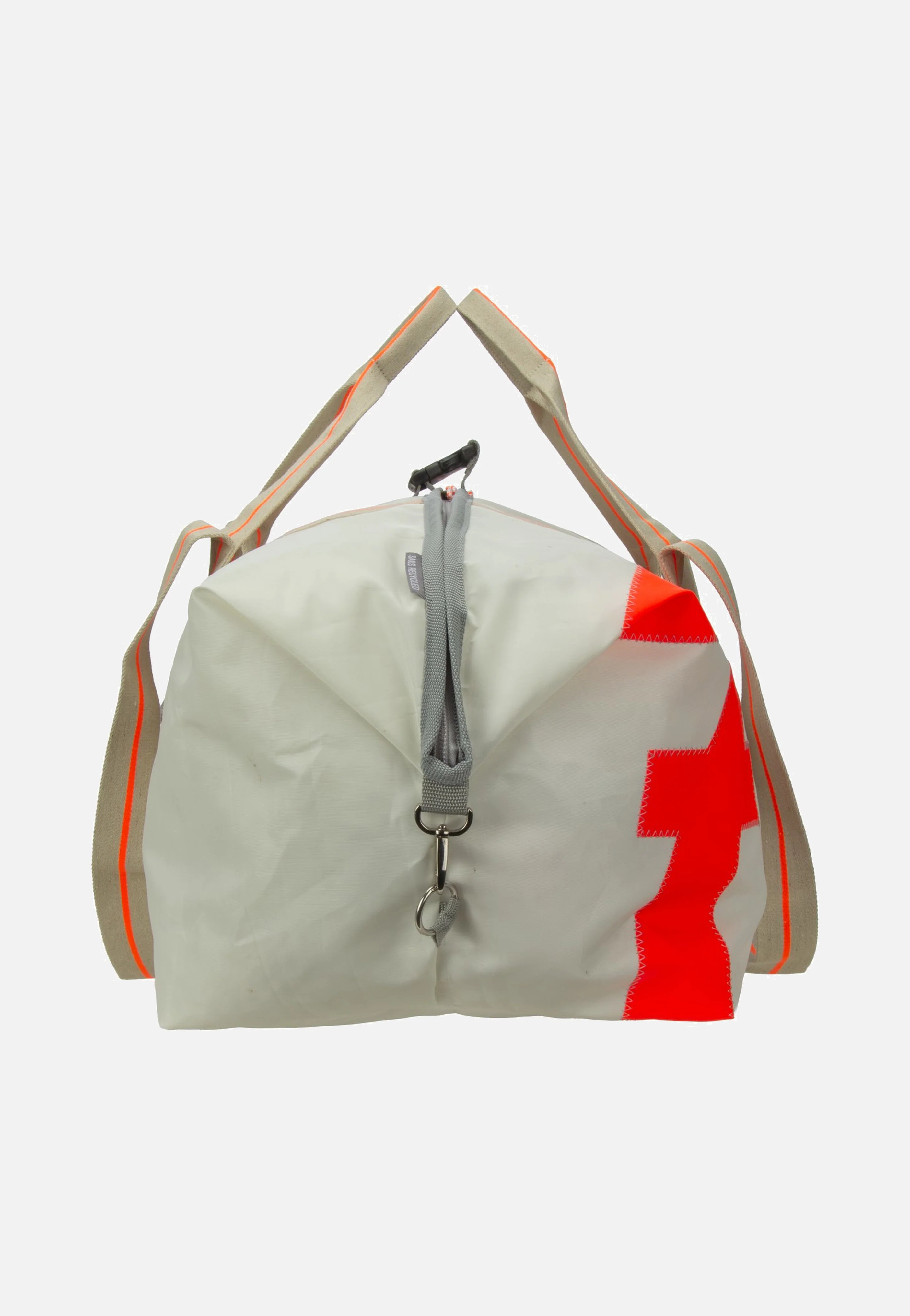 Kutter XL Weiss/Zahl Neonorange - Dufflebag - Image 3