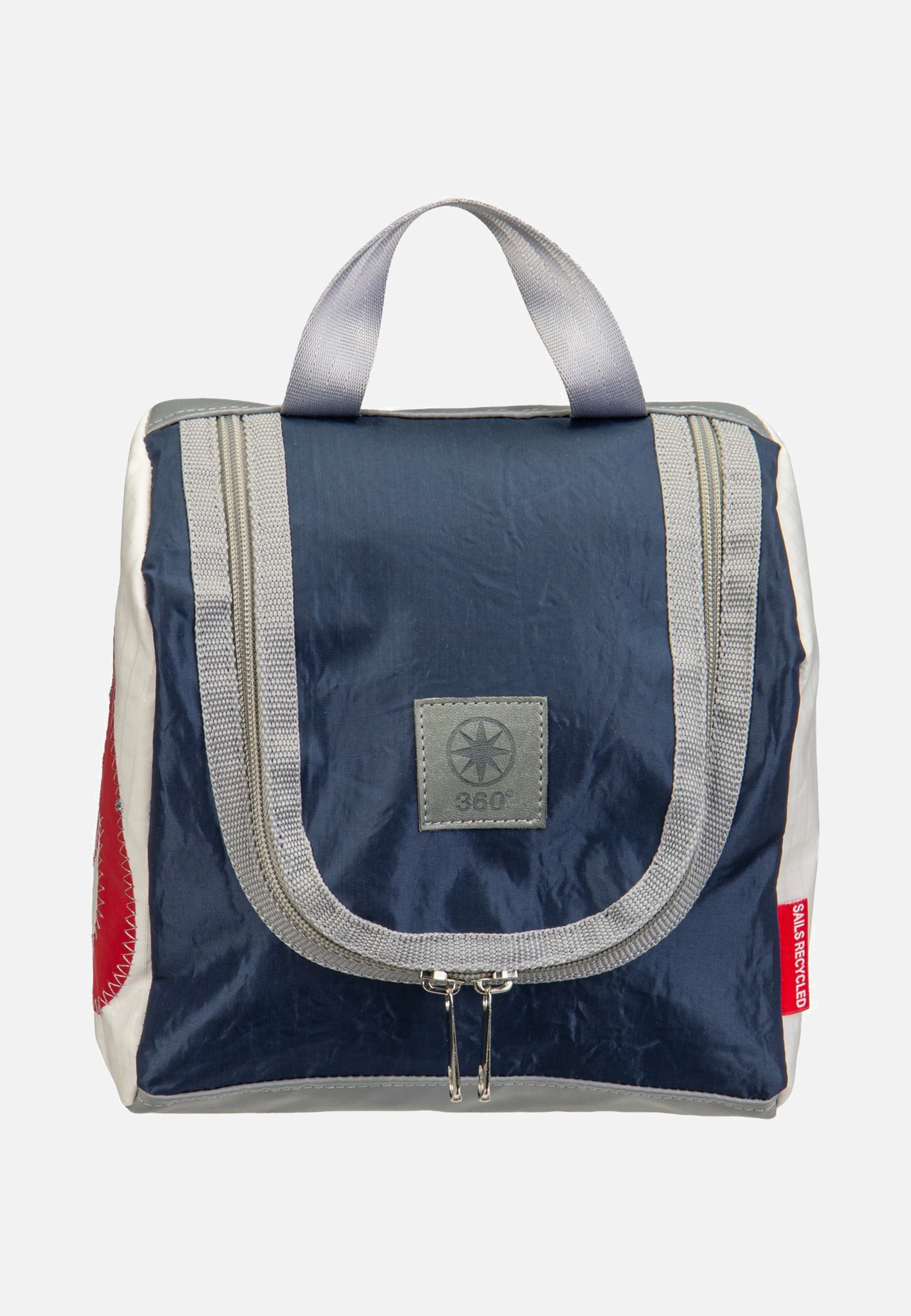 Matrose XL Weiss/Vintage Blau/Zahl Rot - Kulturbeutel - Image 2