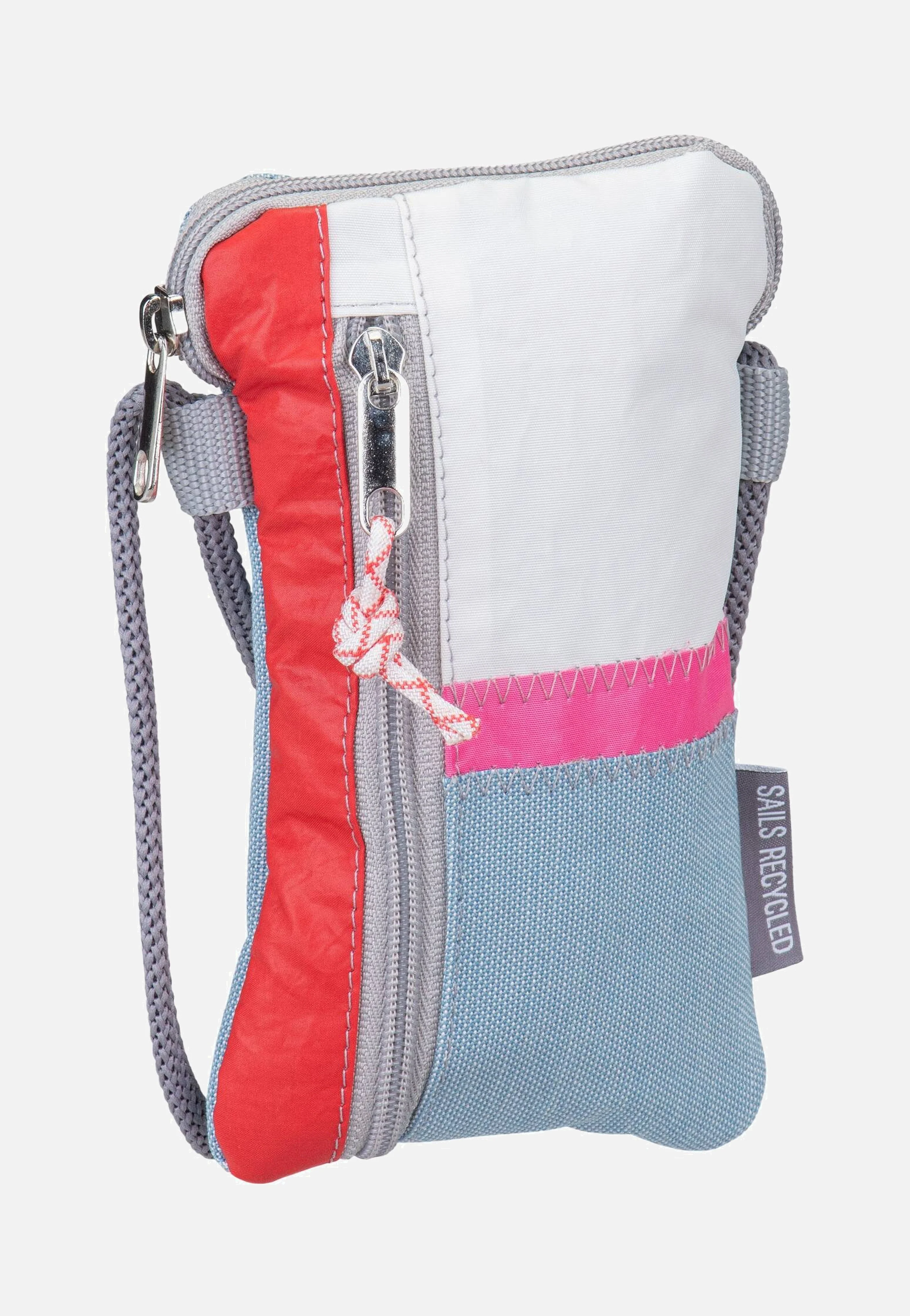 Nautik Lütt Weel-Weiß/Hellblau/Rot/Pink - Handytasche