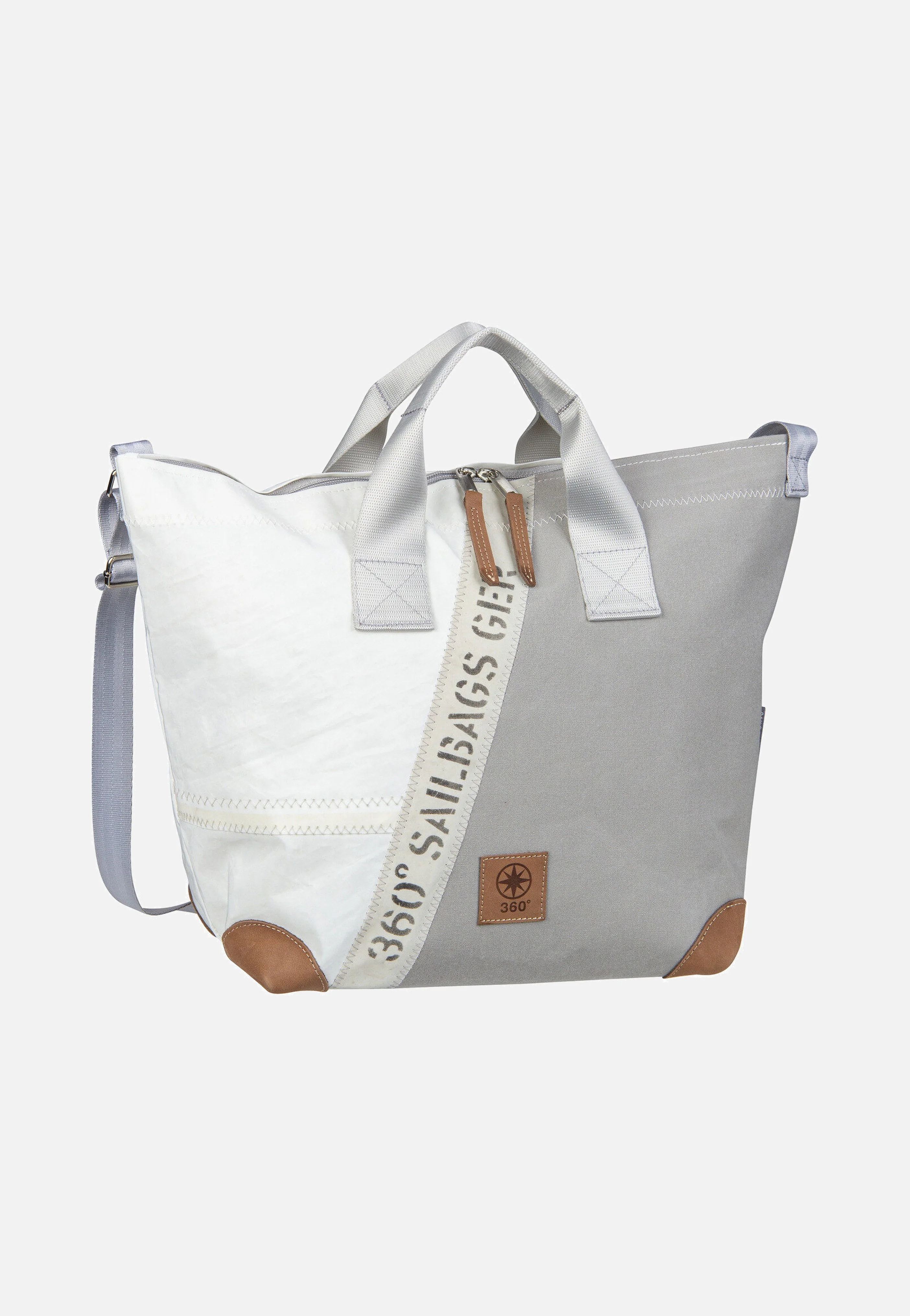 Suutje Stencil-Weiß/Grau - Crossbody Bag