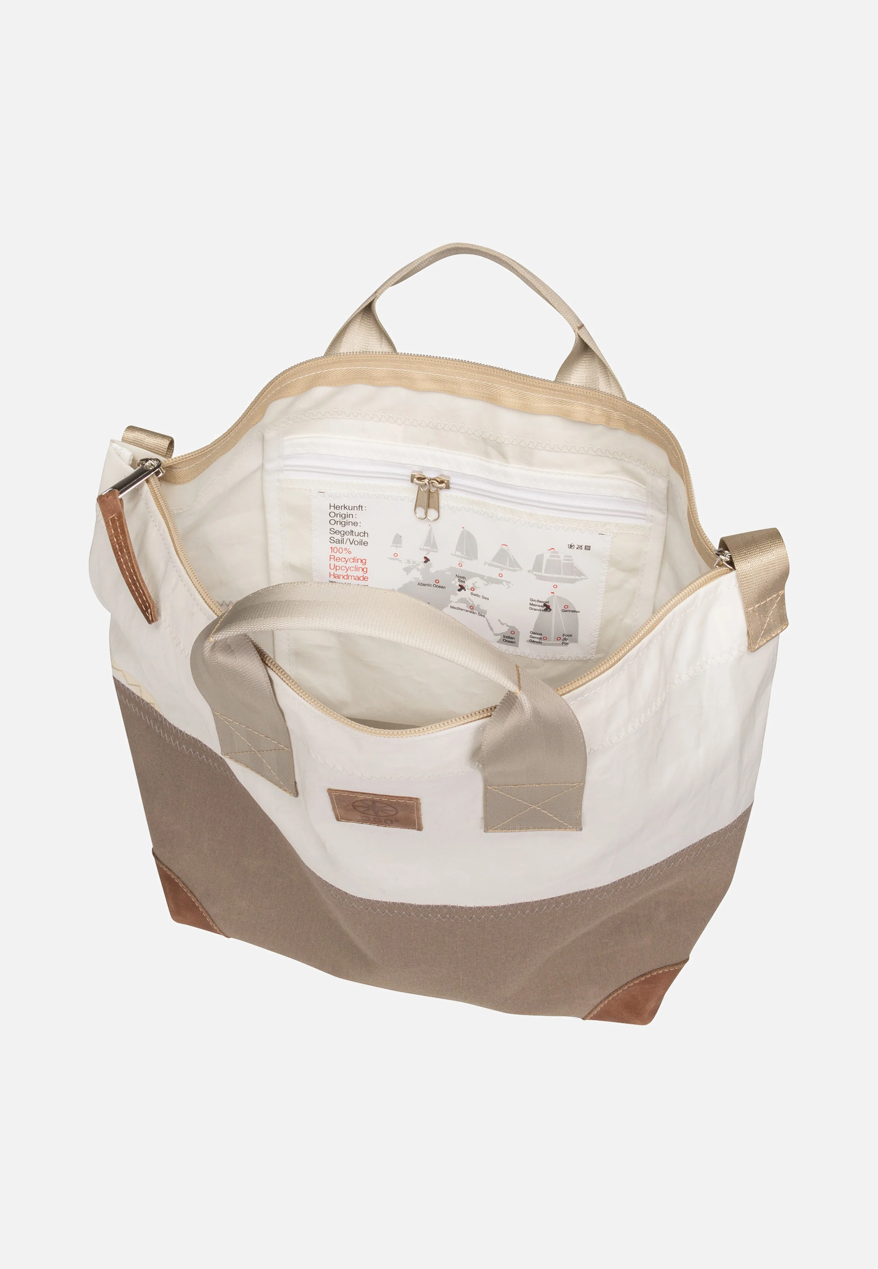 Suutje Weiß/Balken Taupe - Crossbody Bag - Image 3