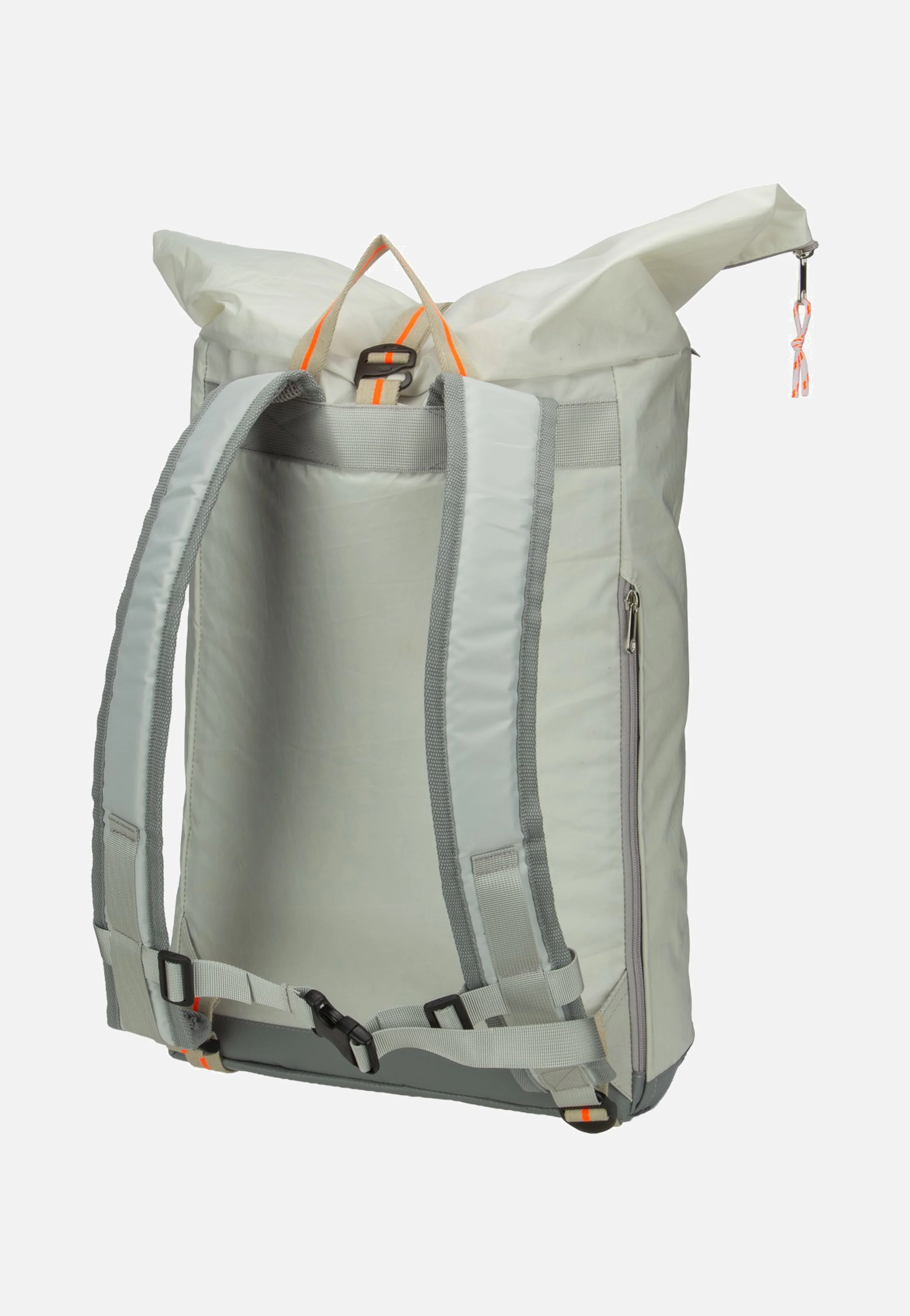 Tide XL Weiss/Sand/Zahl Orange - Rolltop Rucksack - Image 3