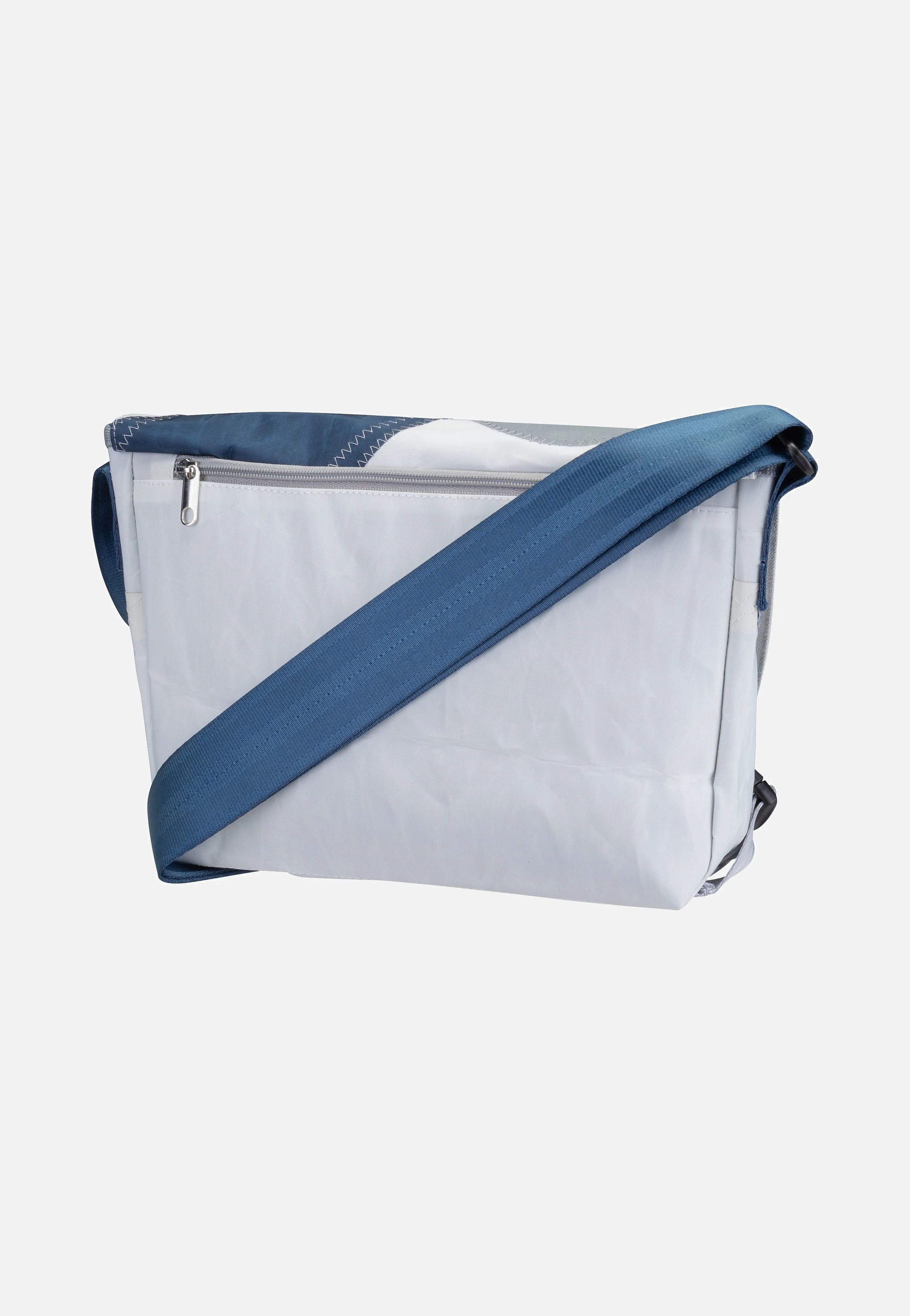 Törn Weiß/Streifen Blau/Zahl Grau - Messenger Bag - Image 2