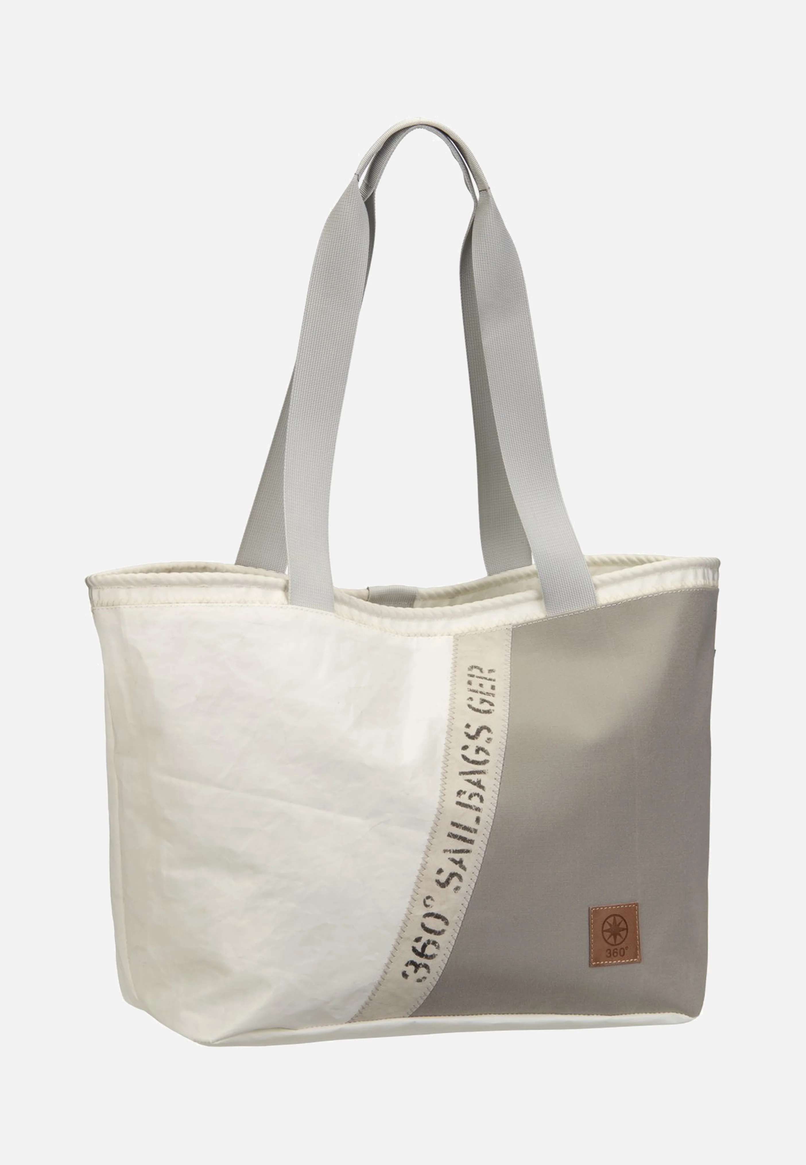 Watt Stencil Weiss/Grau - Shopper