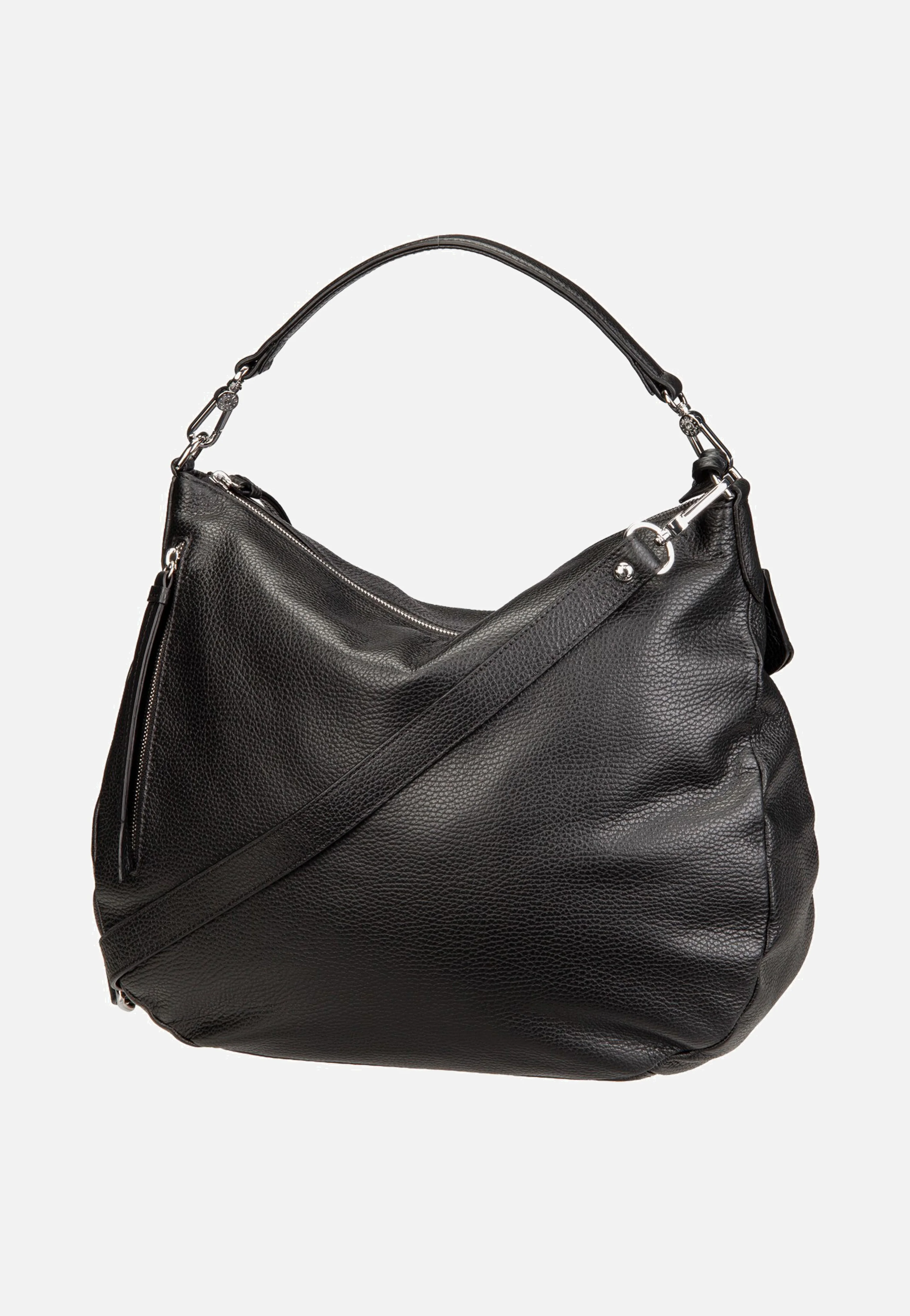 Juna Big Black/Nickel - Hobo Bag - Image 3