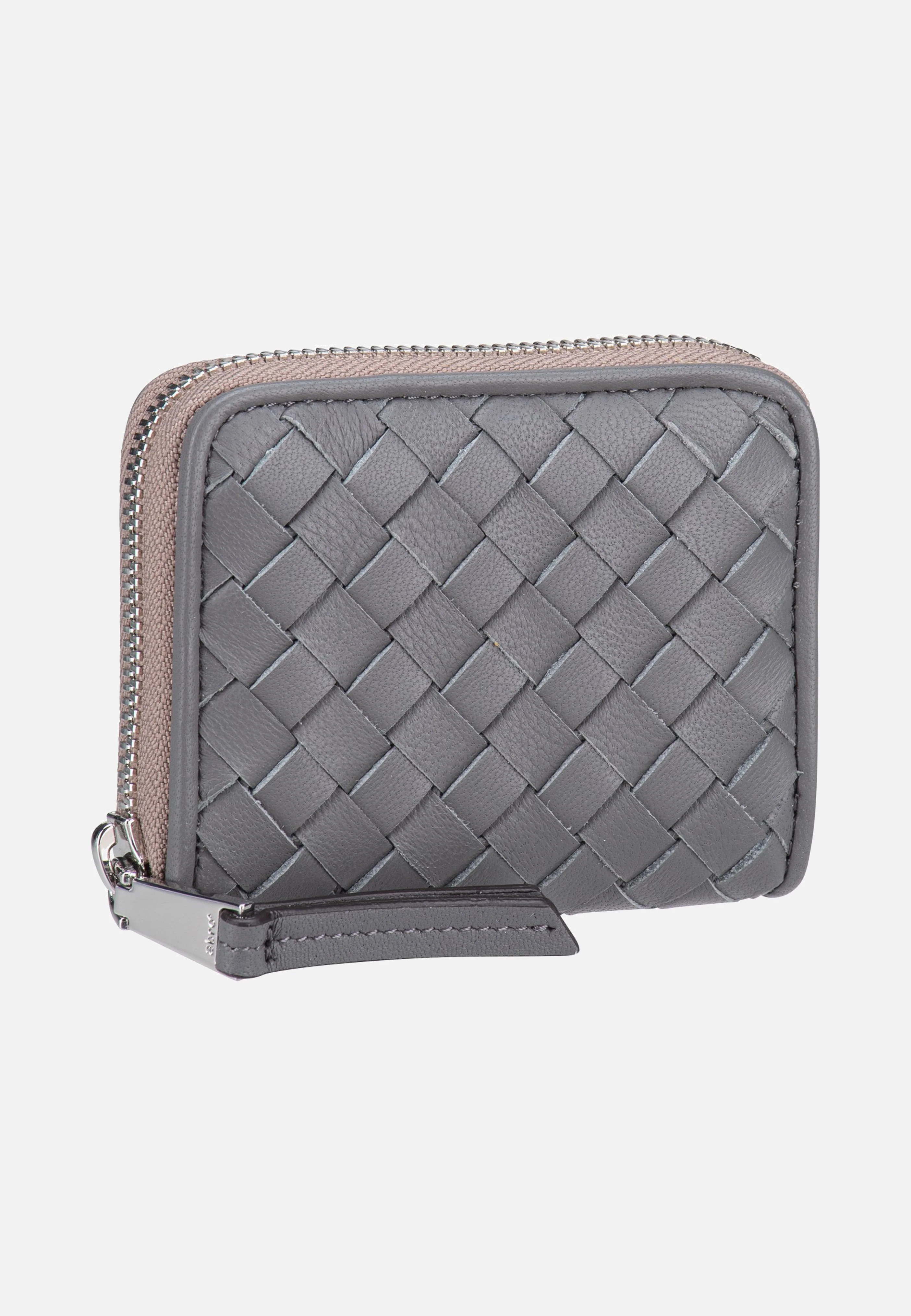 Piuma Weaving Mini Wallet Zinc - Portemonnaie