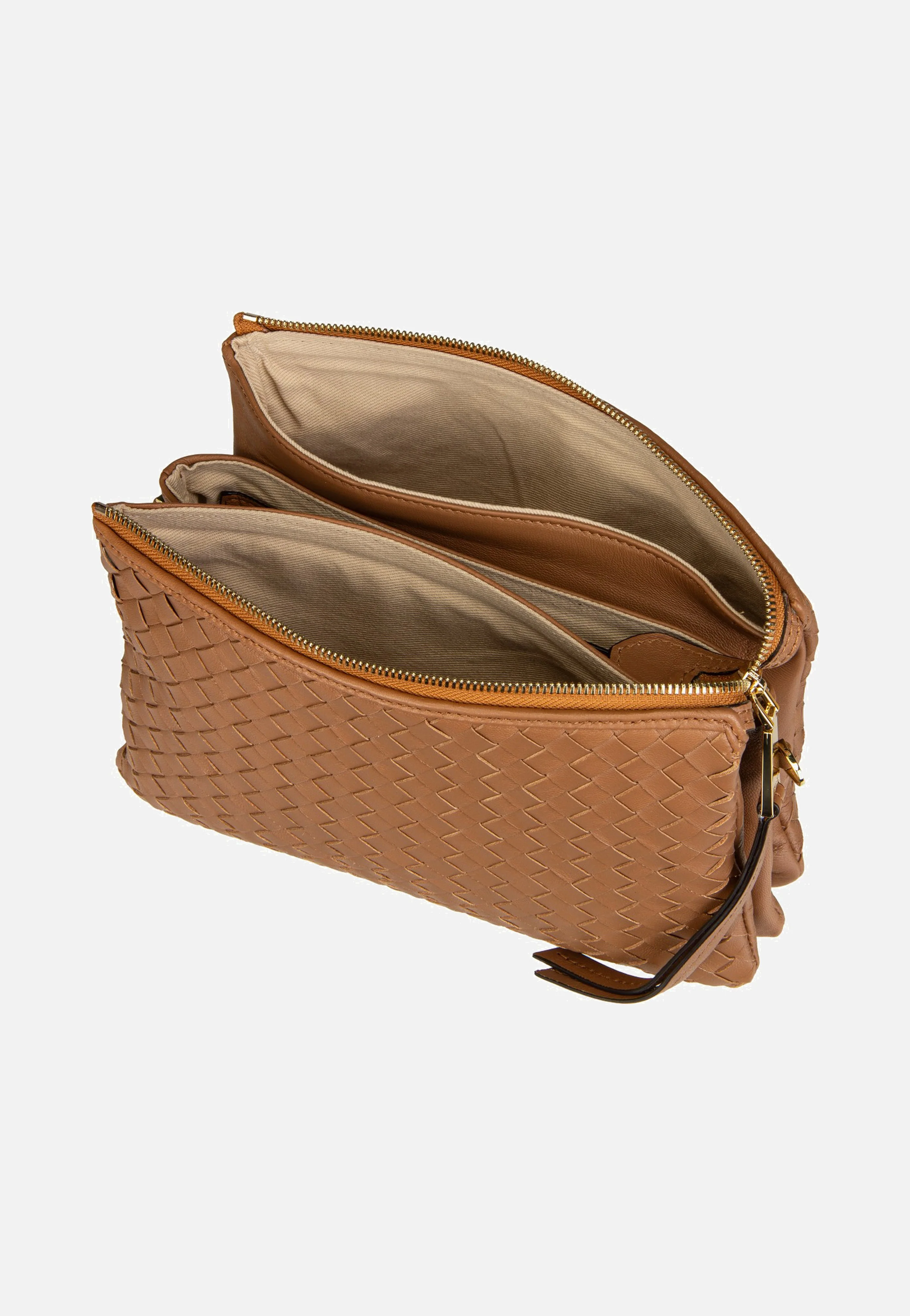 Threefold Piuma Weaving Cuoio - Crossbody Bag - Image 5