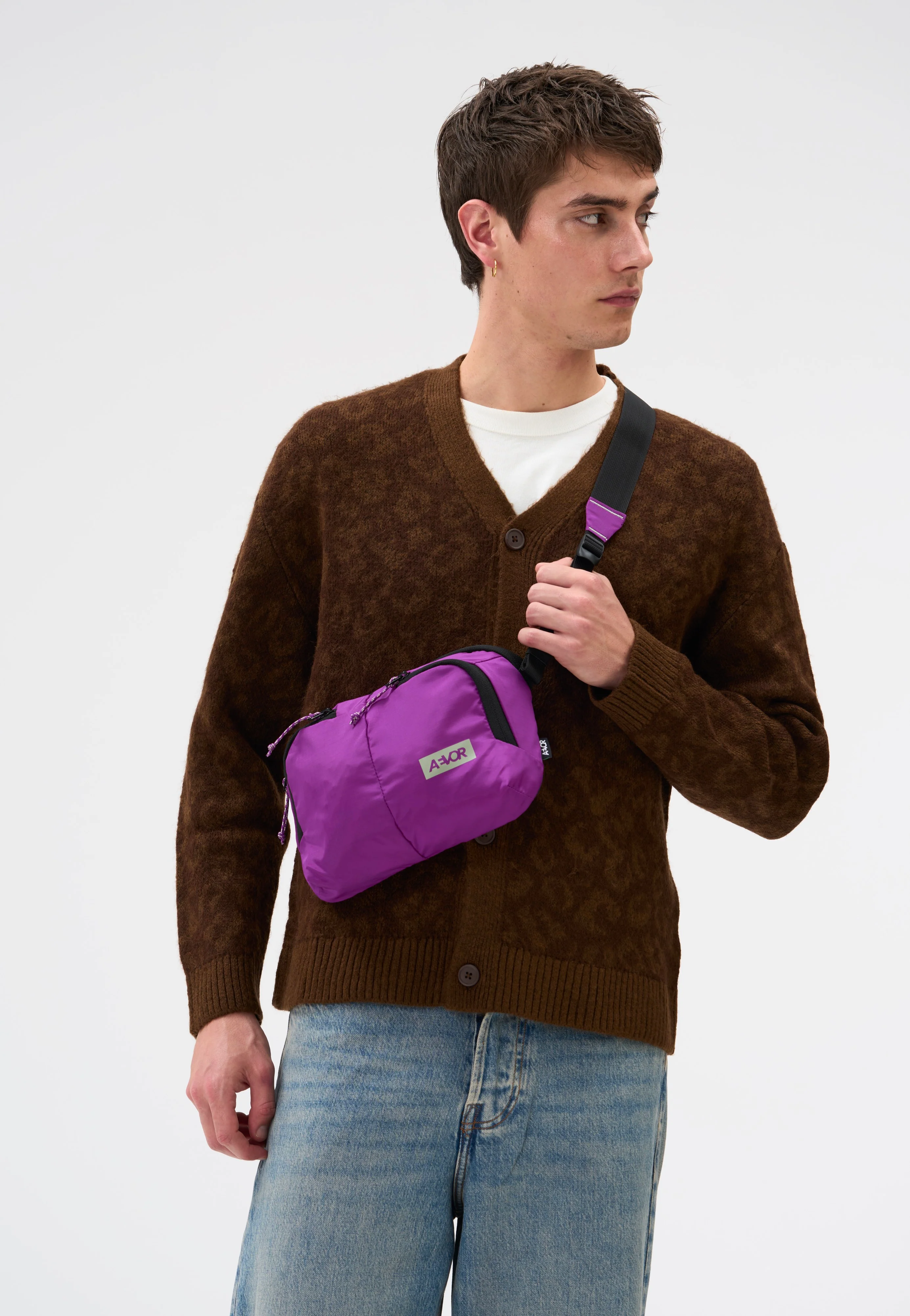 Sacoche Bag Ripstop Electric Fuchsia - Crossbody Bag - Image 3
