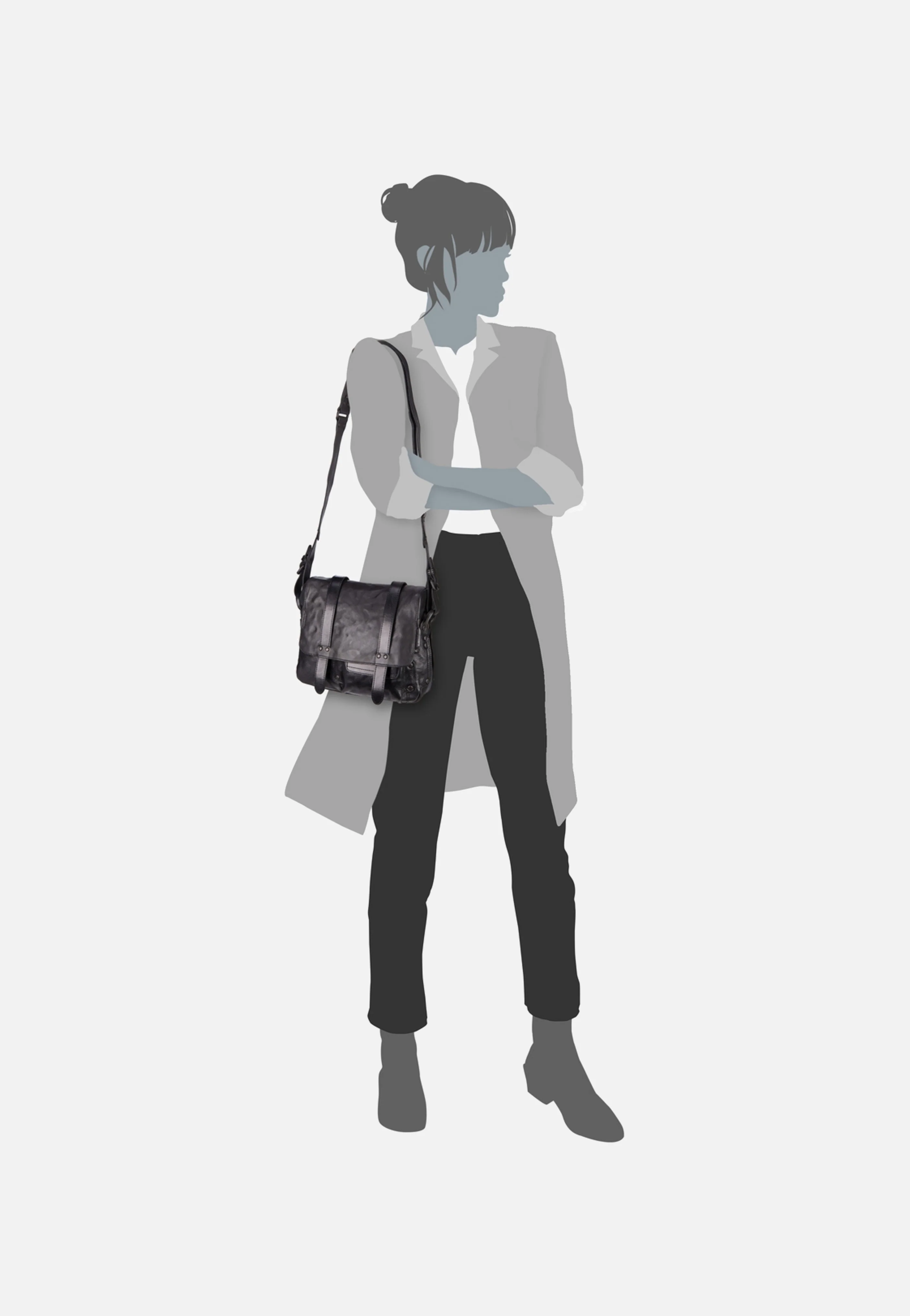 Miss Applepie Black Smoke - Crossbody Bag - Image 6