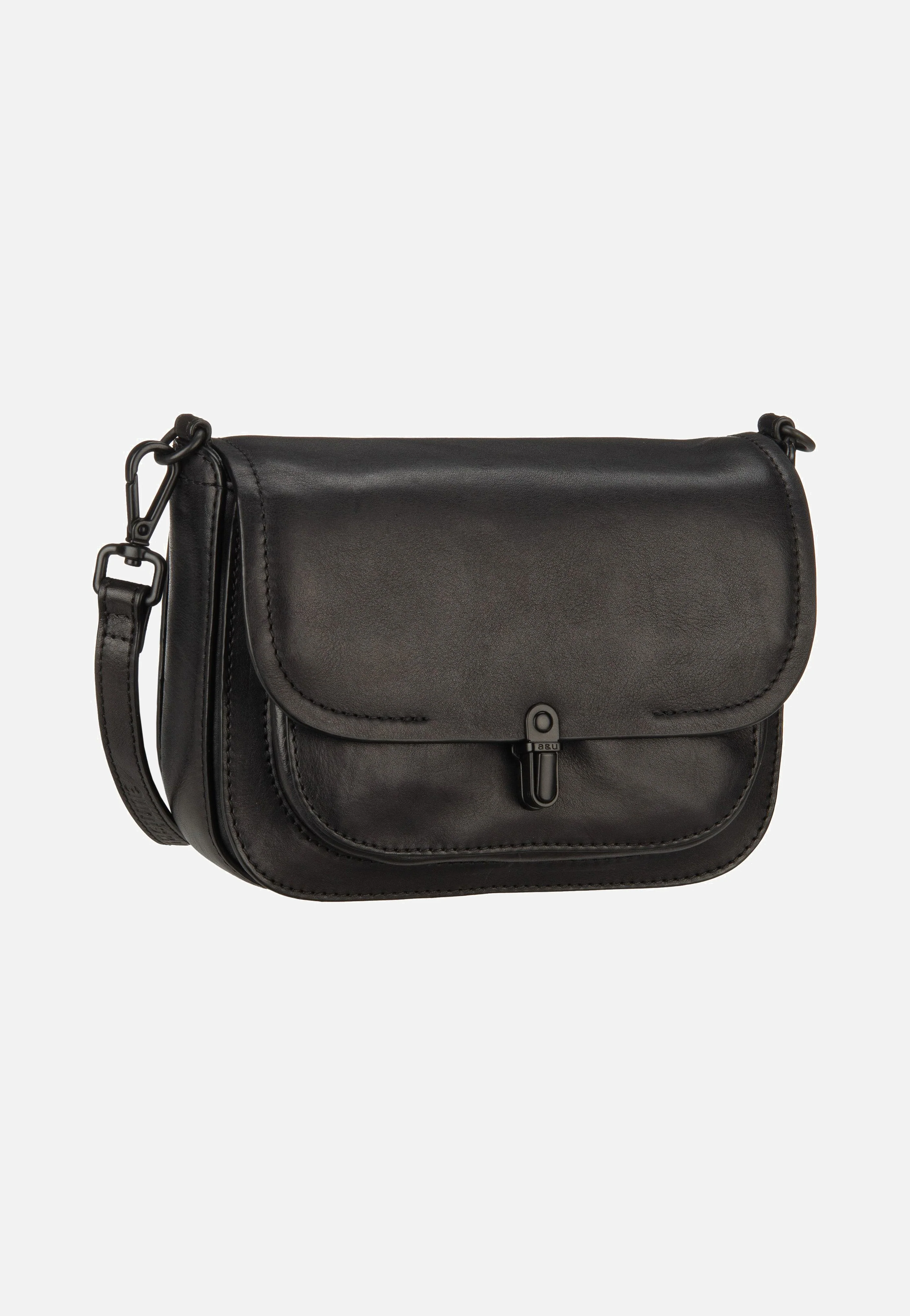Mrs. Waffle Black Smoke - Saddle Bag