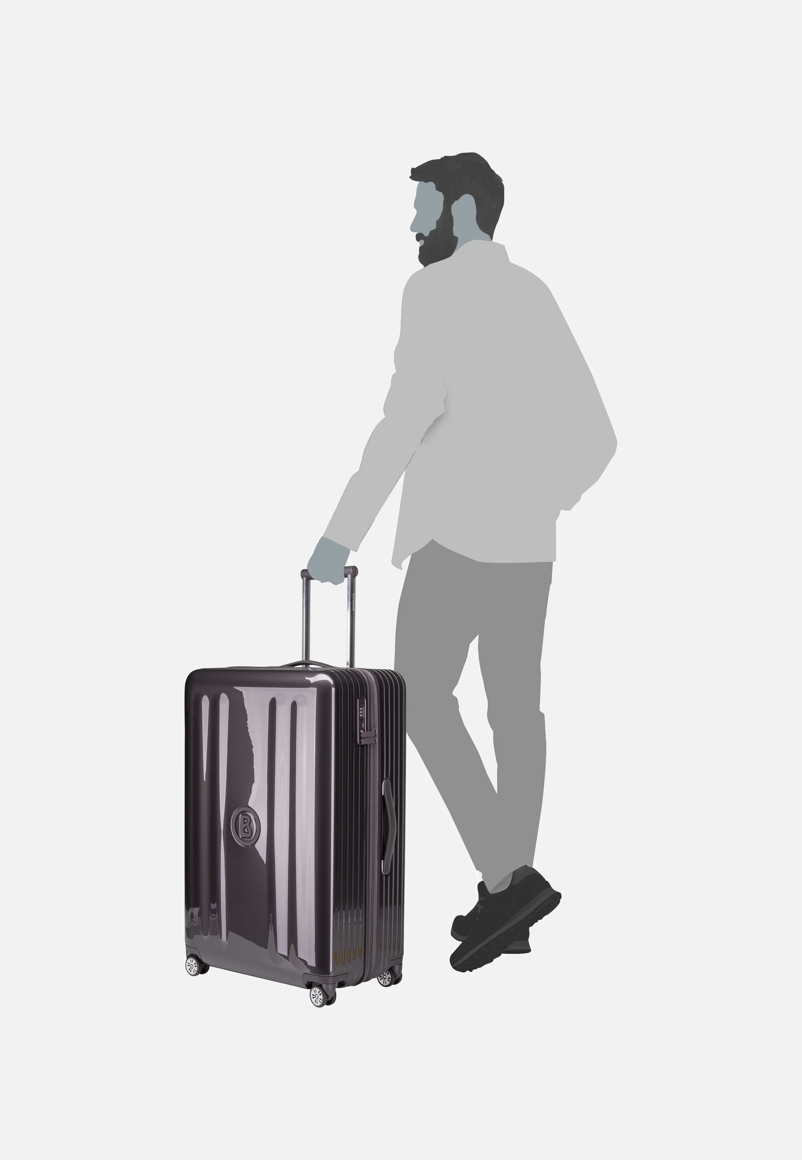Piz C75 Trolleycase LVZ 4w Dark Grey - Koffer - Image 7