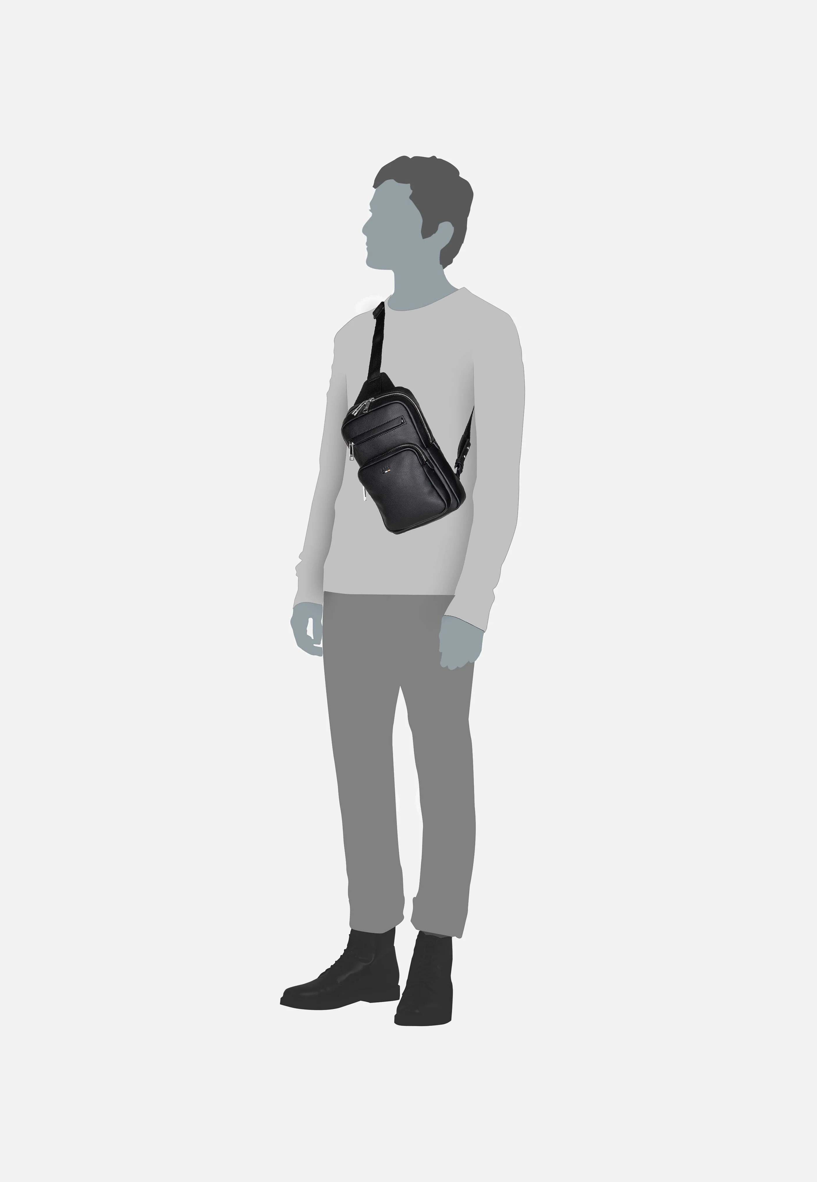 Ray Monostrap 50523410 Black - Sling Bag - Image 7