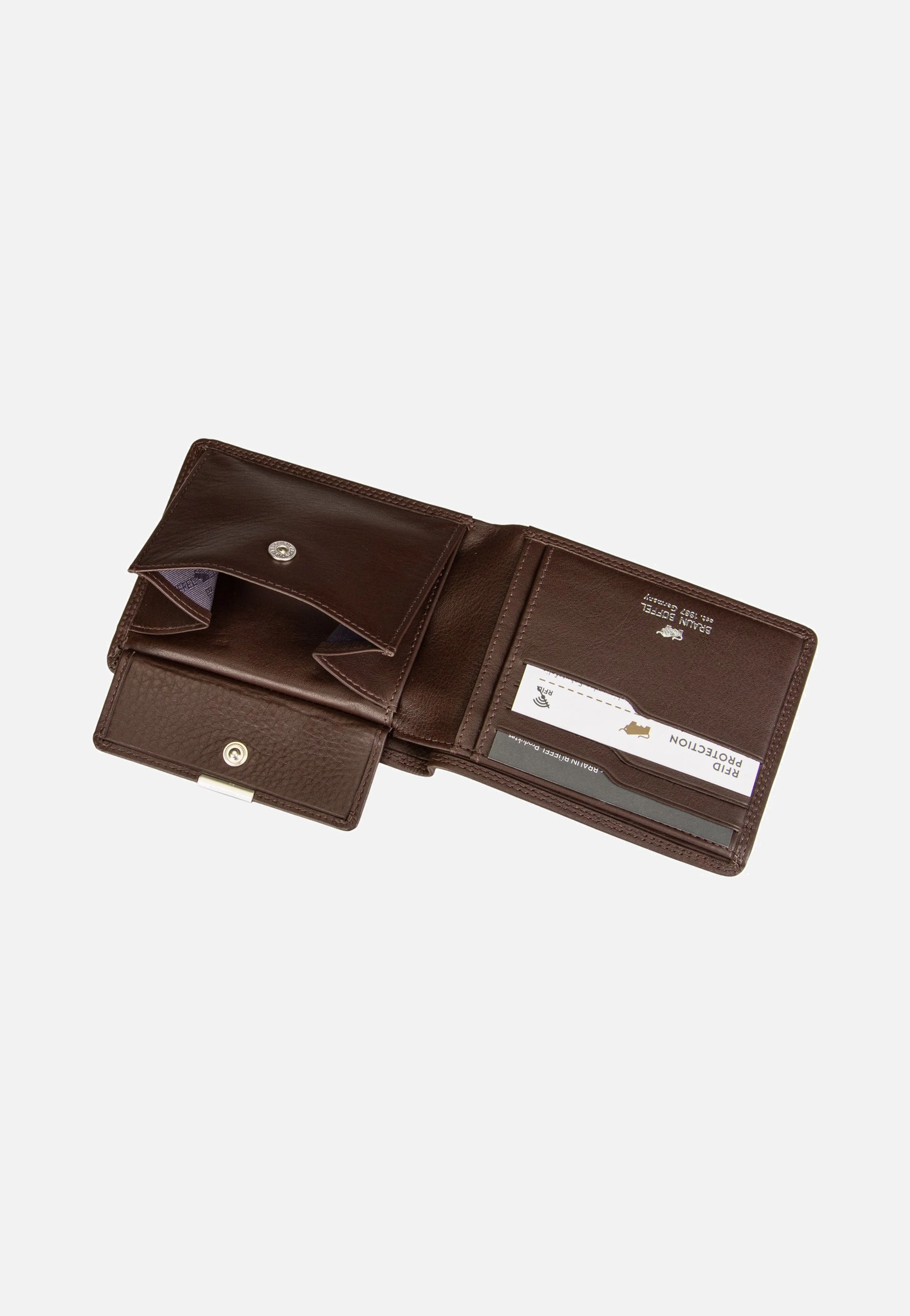 Golf RFID Coin Wallet 4+3Cs Braun - Portemonnaie - Image 5
