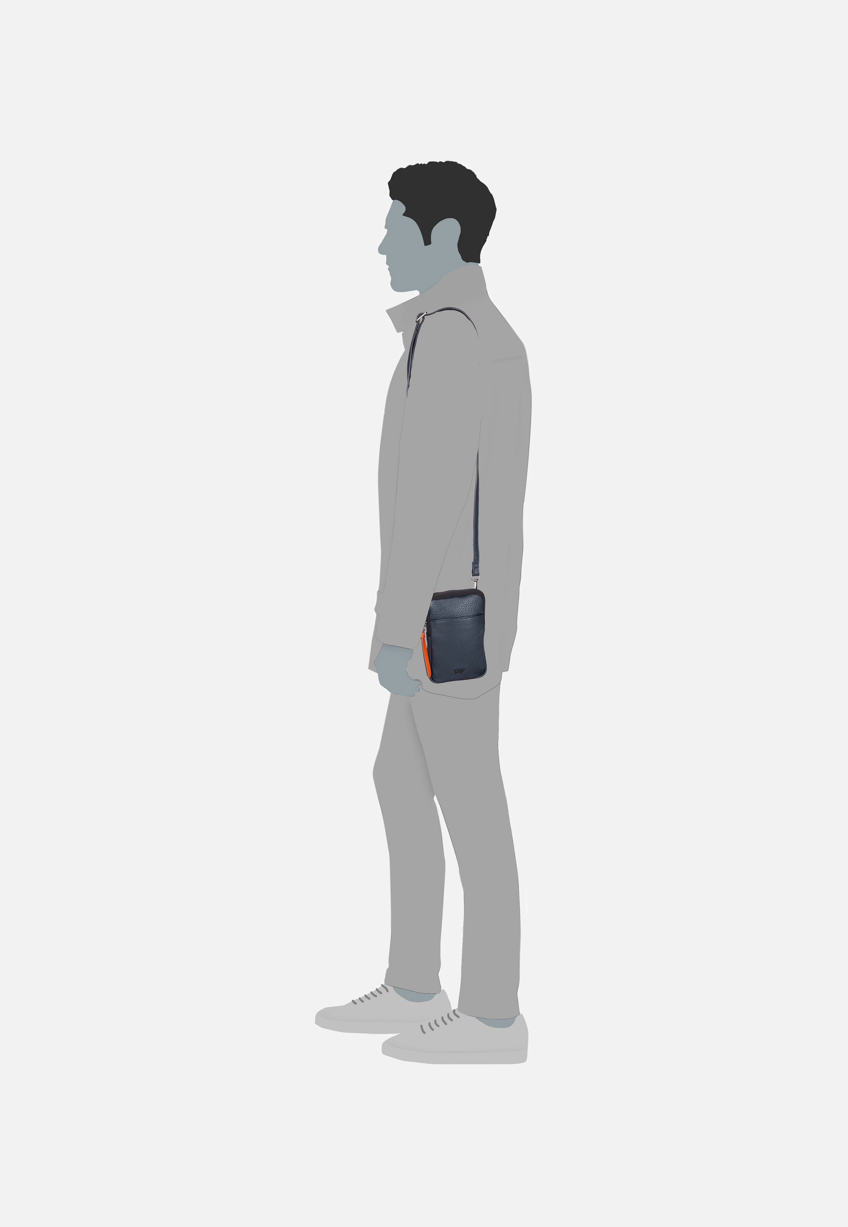Novara Phone Pouch Dunkelblau - Handytasche - Image 7