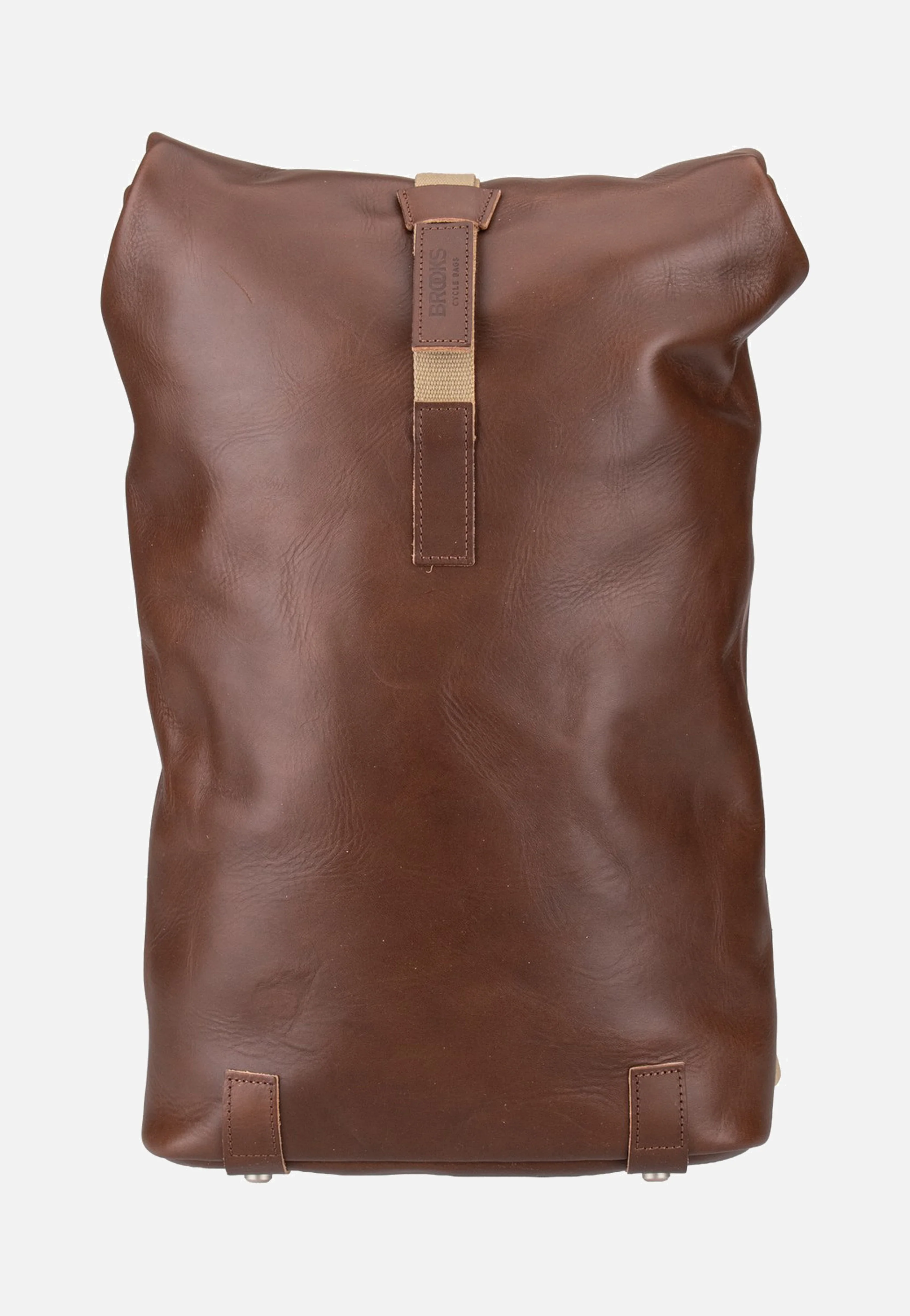Pickwick Reflective Leather 12L Brown - Rolltop Rucksack - Image 2