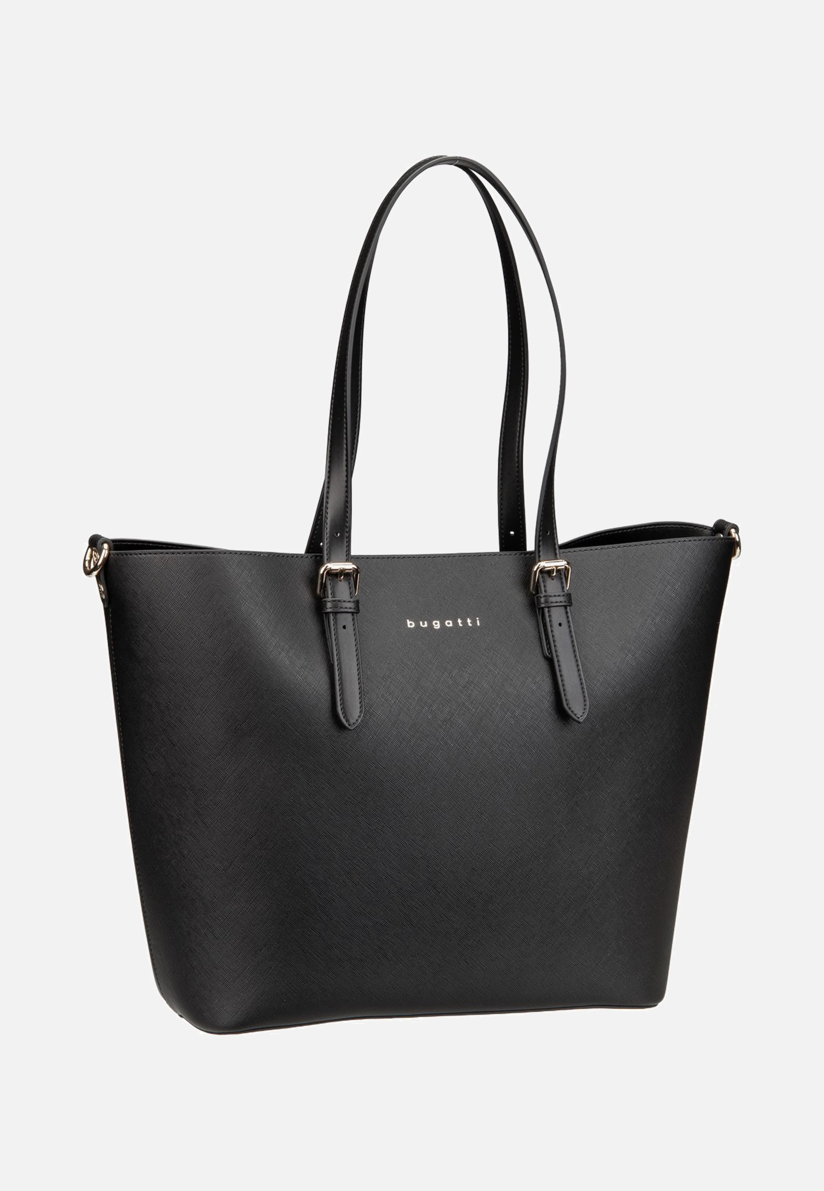 Ella Saffiano Shopper L Black - Shopper