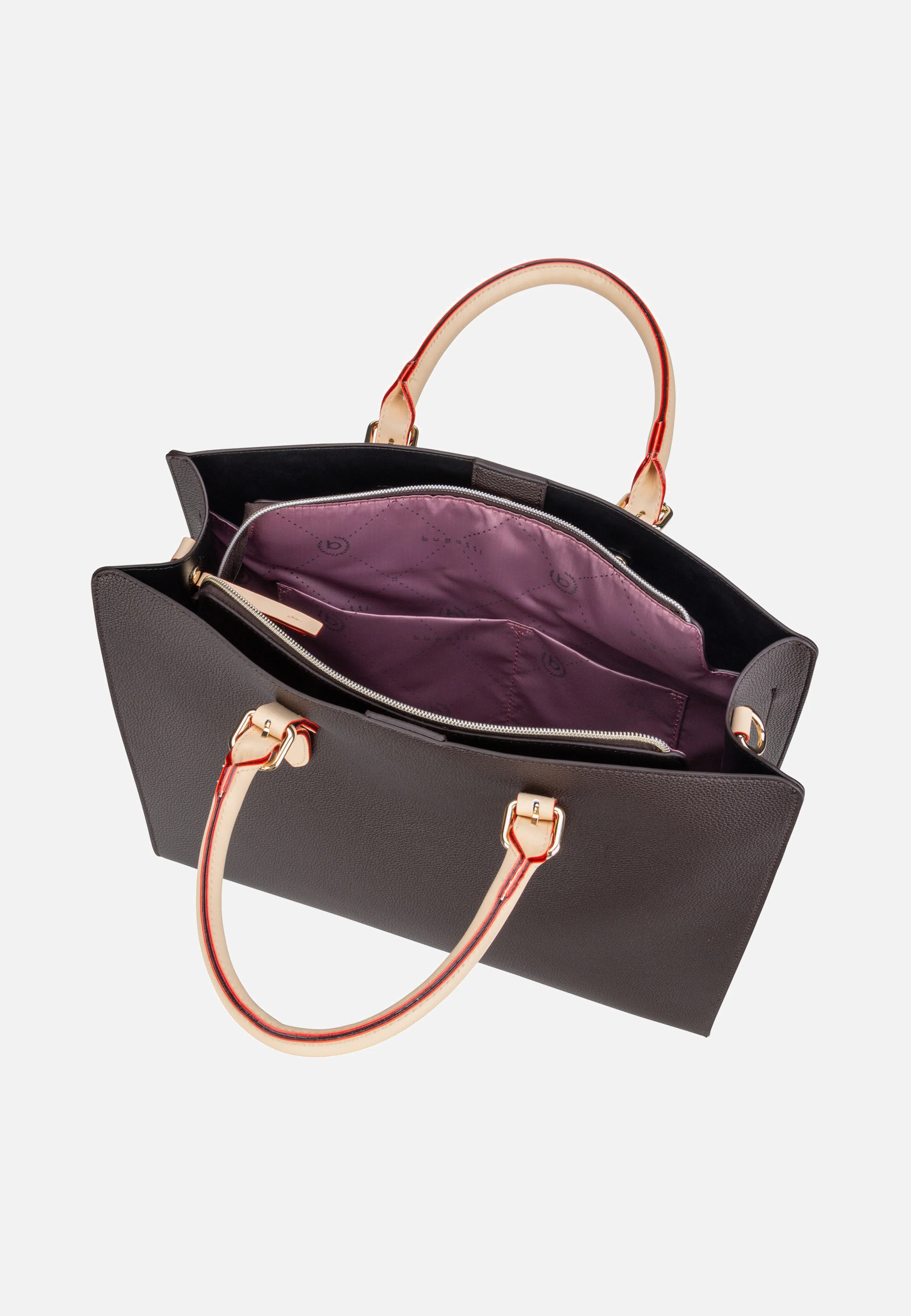 Ella Top Handle L Dunkelbraun - Tote Bag - Image 3