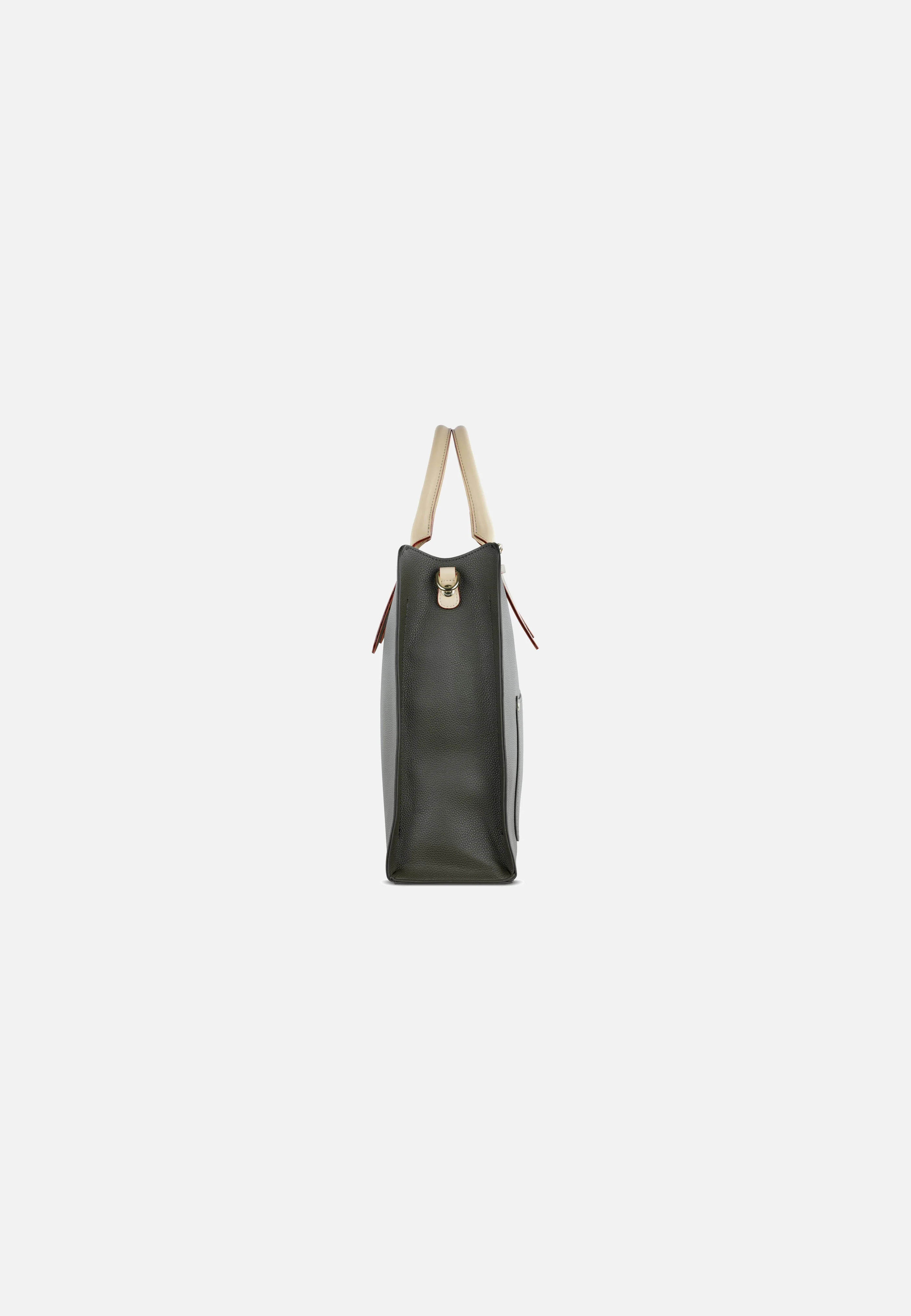 Ella Top Handle L Olive - Tote Bag - Image 3