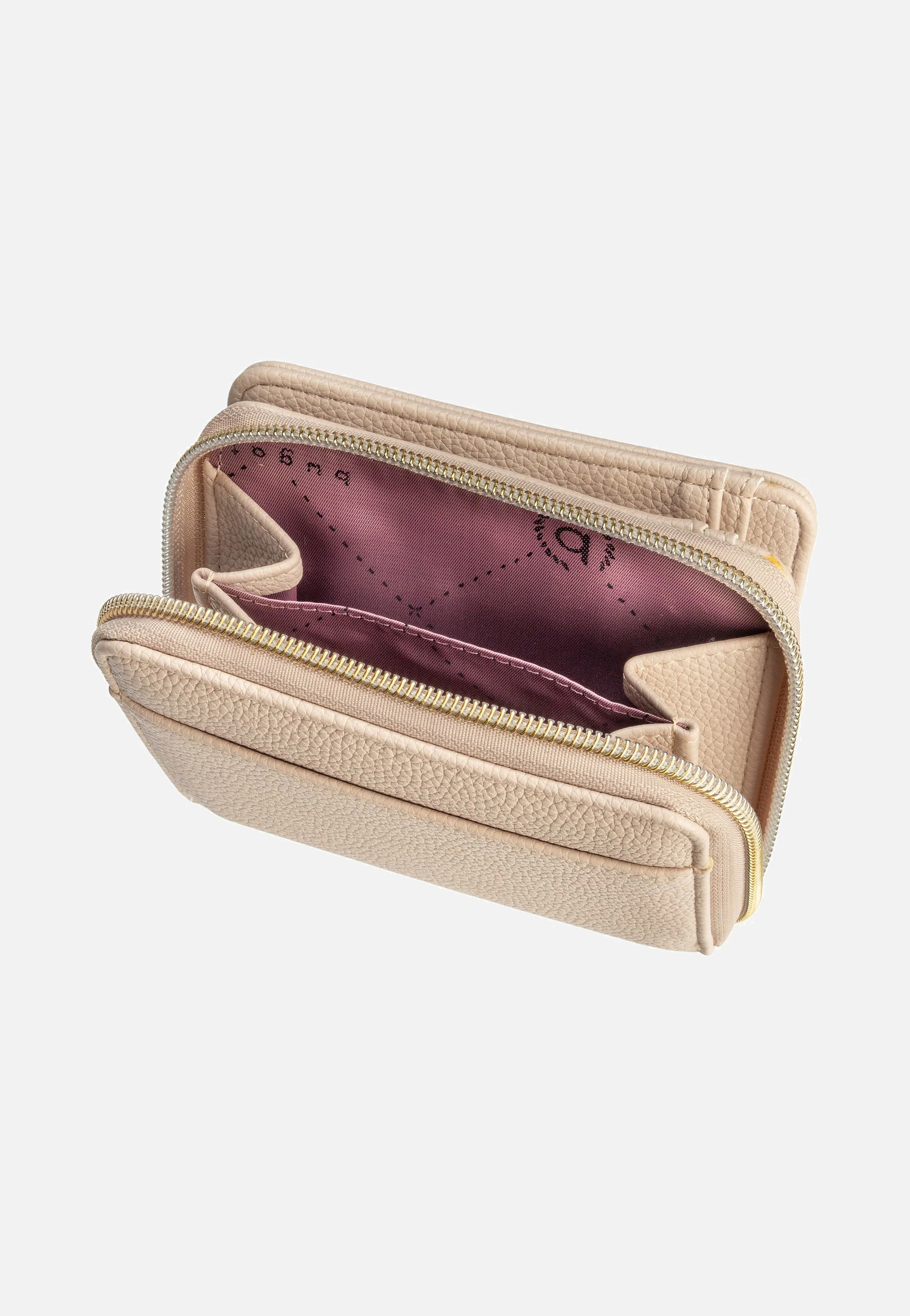 Ella Zipped Ladies Purse Beige - Portemonnaie - Image 3