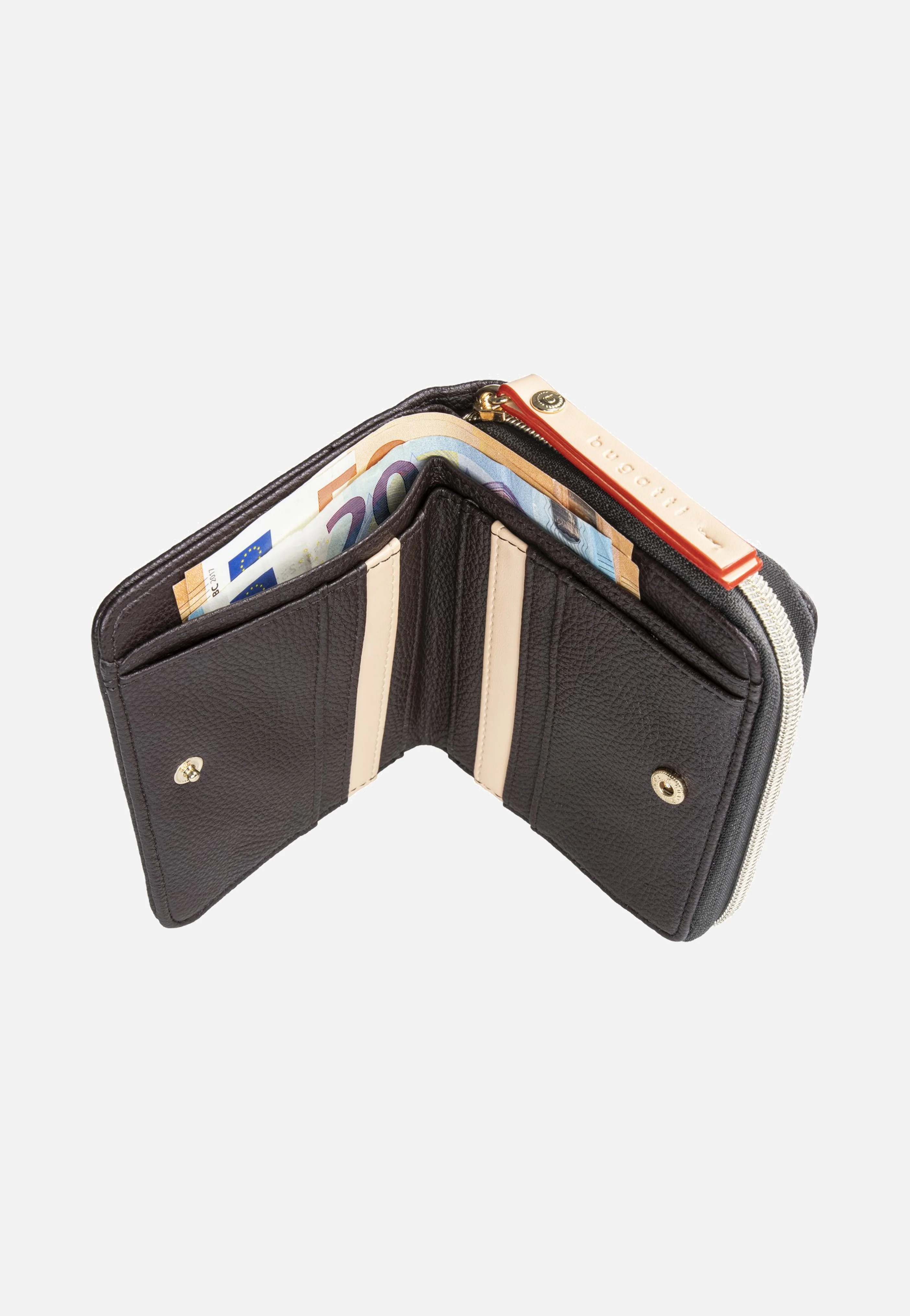 Ella Zipped Ladies Purse Brown - Portemonnaie - Image 4