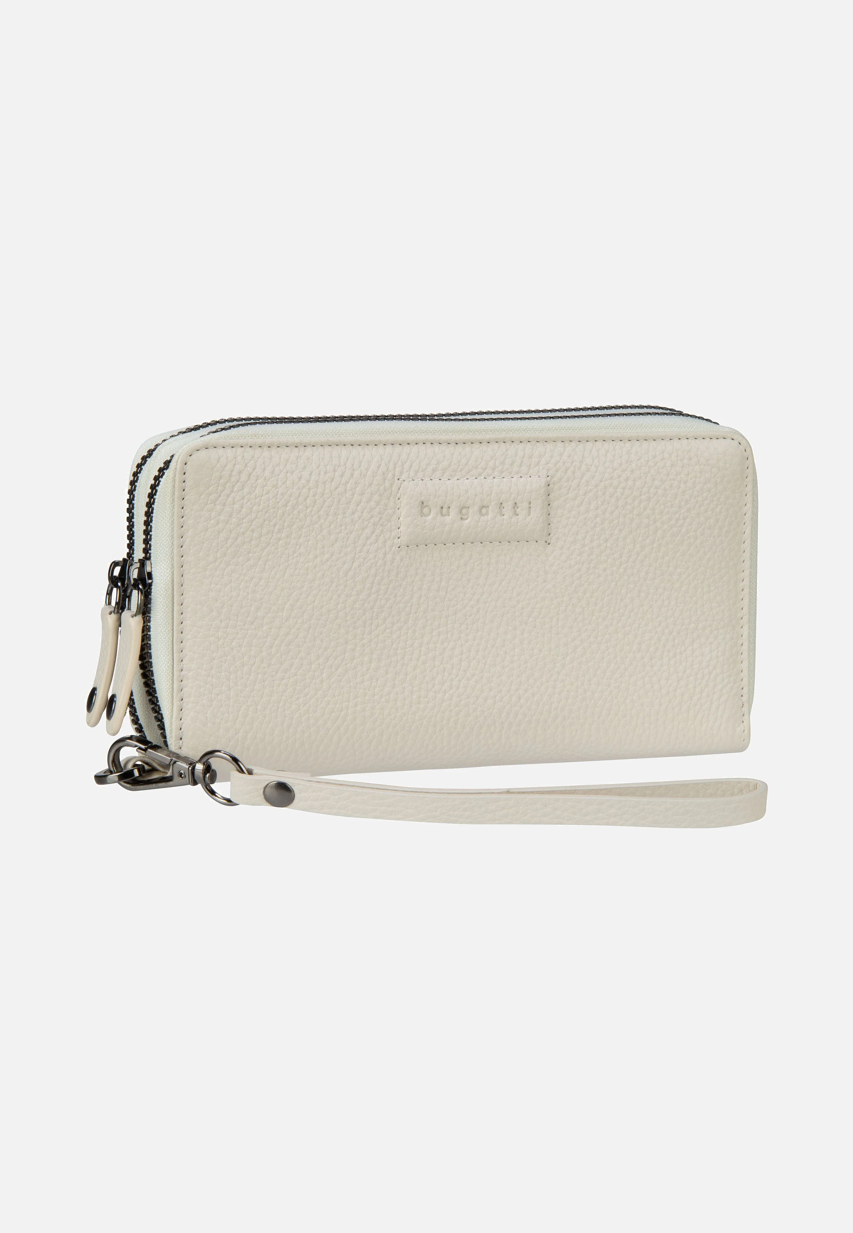 Elsa Ladies Double Zip Weiß - Portemonnaie