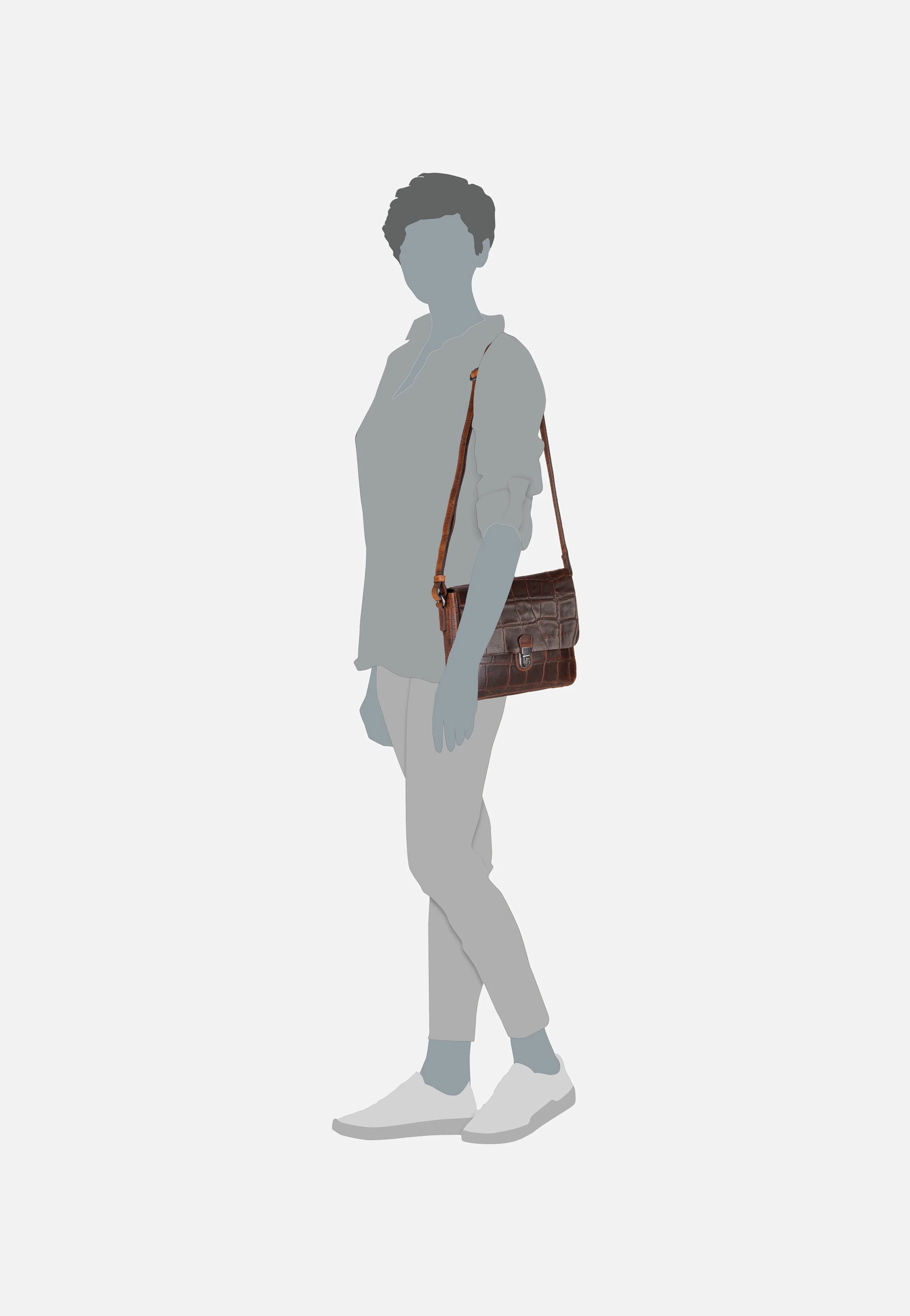 Nevio 5921 Cognac - Crossbody Bag - Image 5