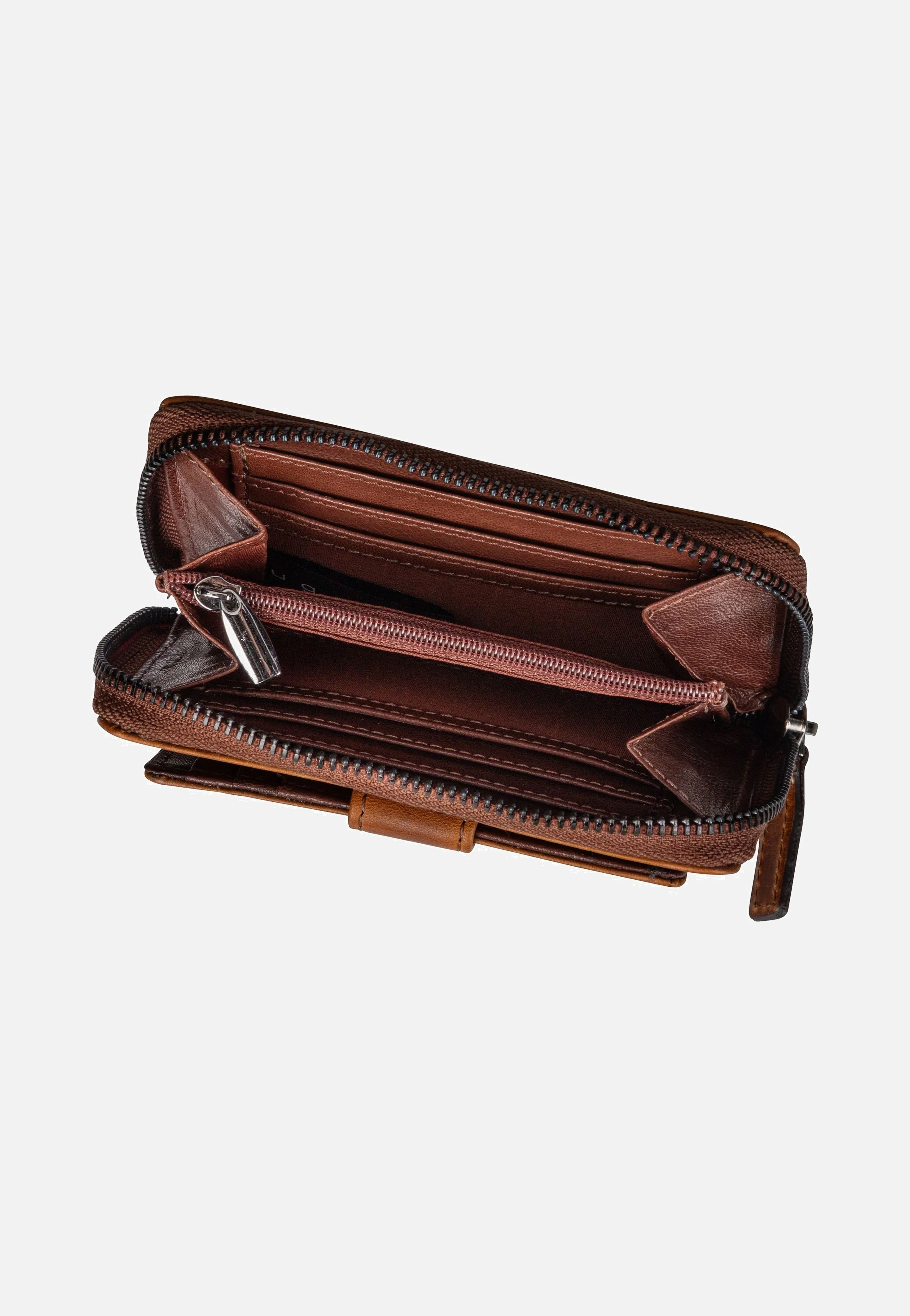Nevio Zip 5911 Cognac - Portemonnaie - Image 3