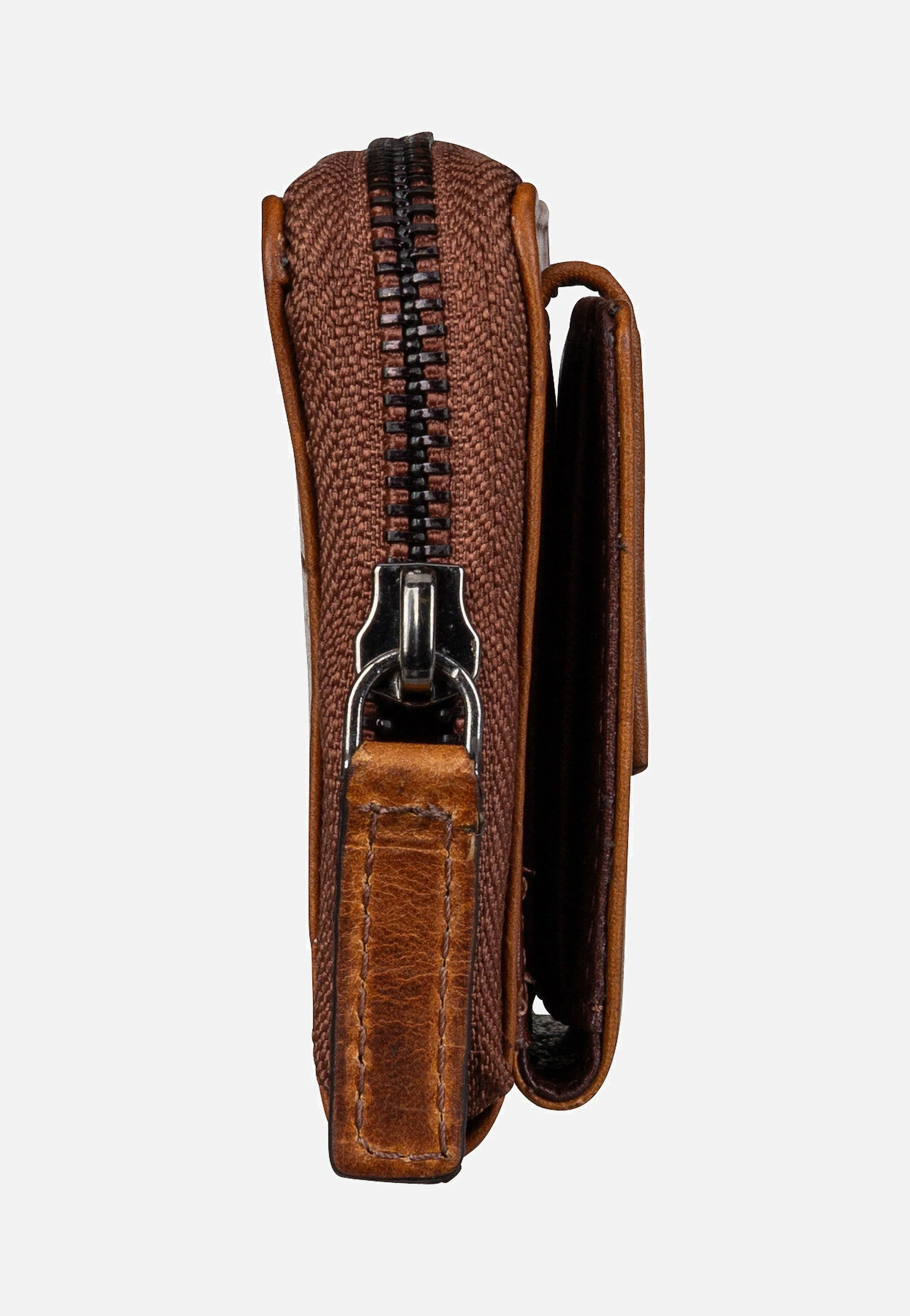 Nevio Zip 5911 Cognac - Portemonnaie - Image 5