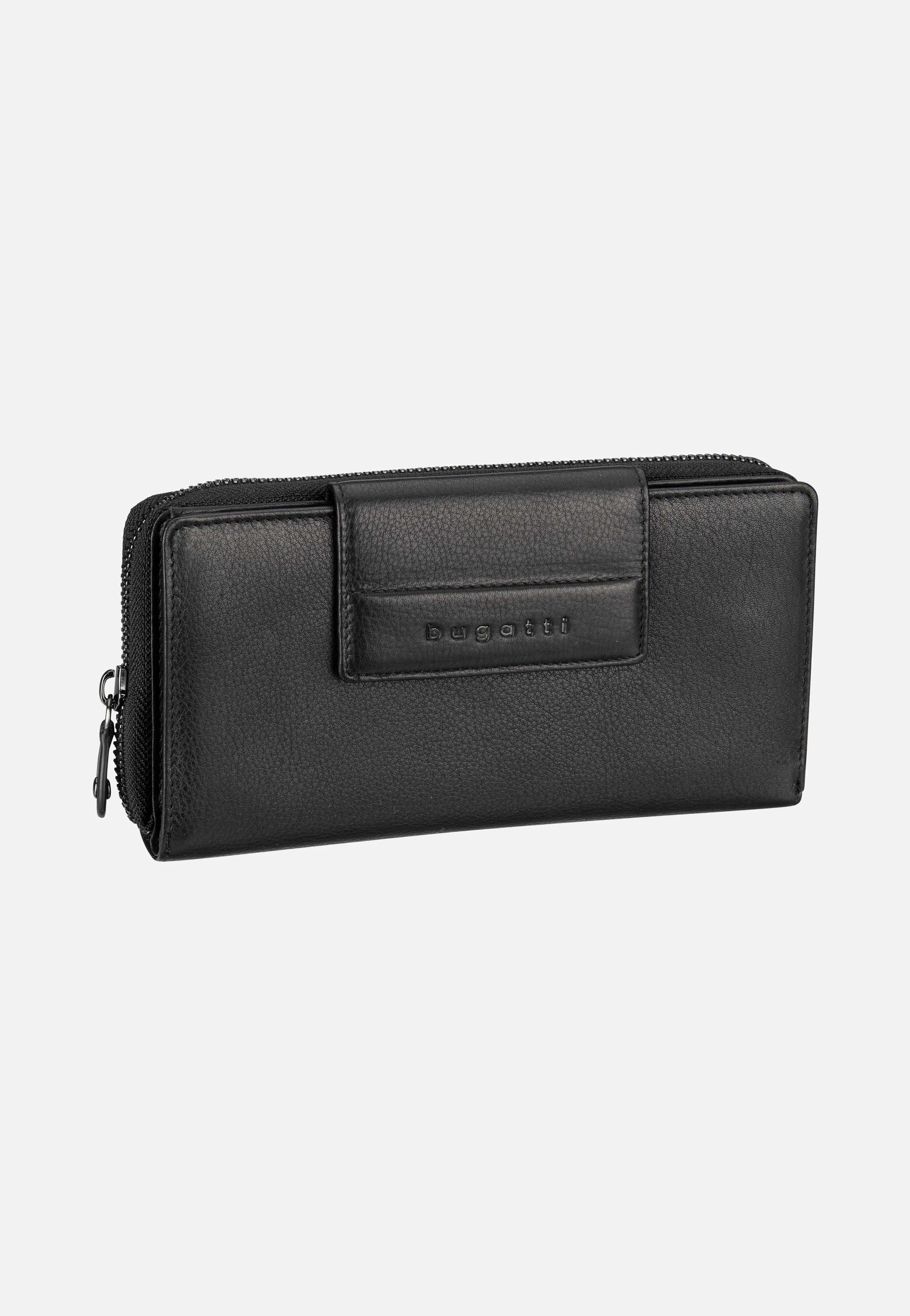 Nome Long Ladies Zip Schwarz - Portemonnaie