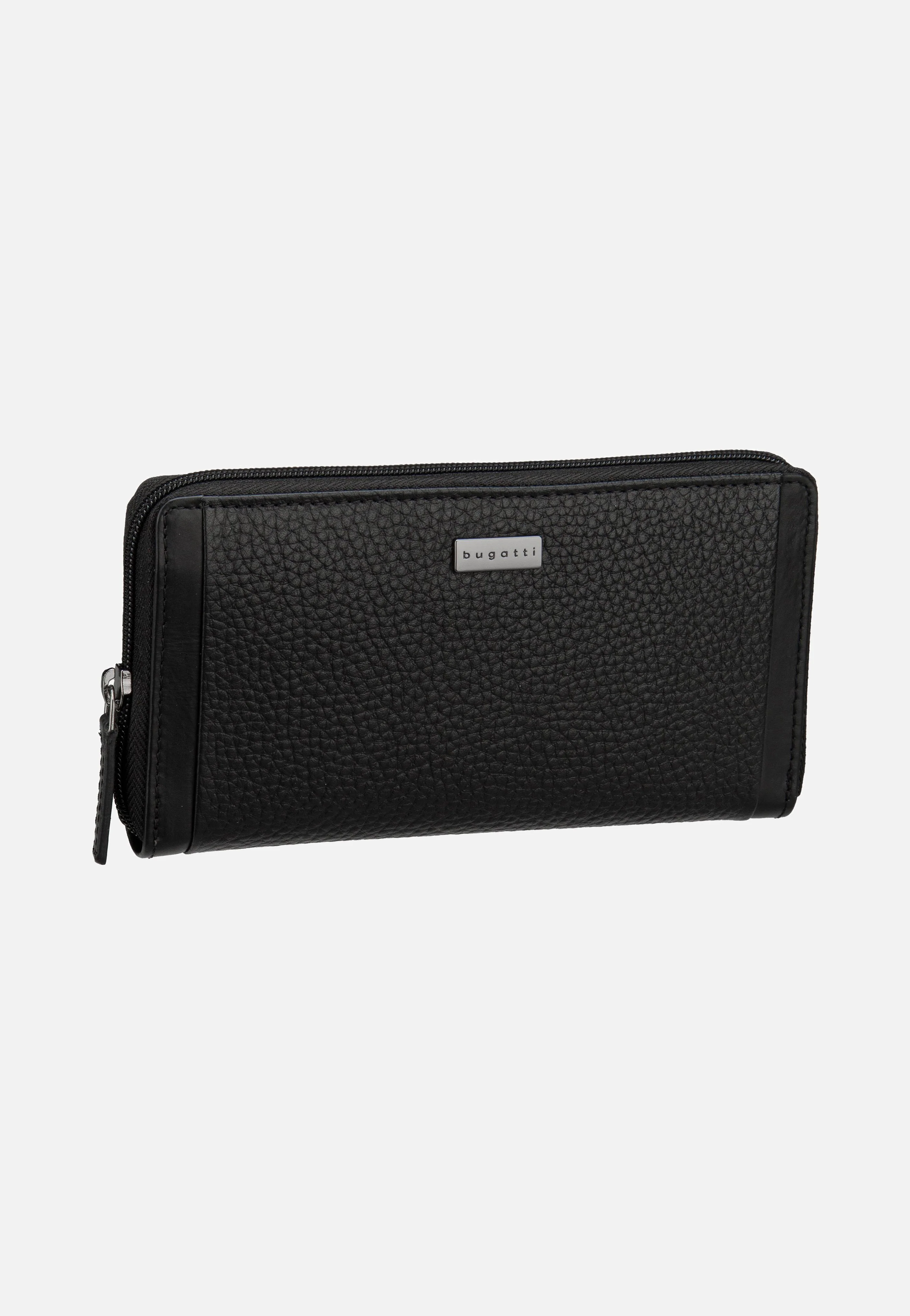 Sina Ladies Long Zip Schwarz - Portemonnaie