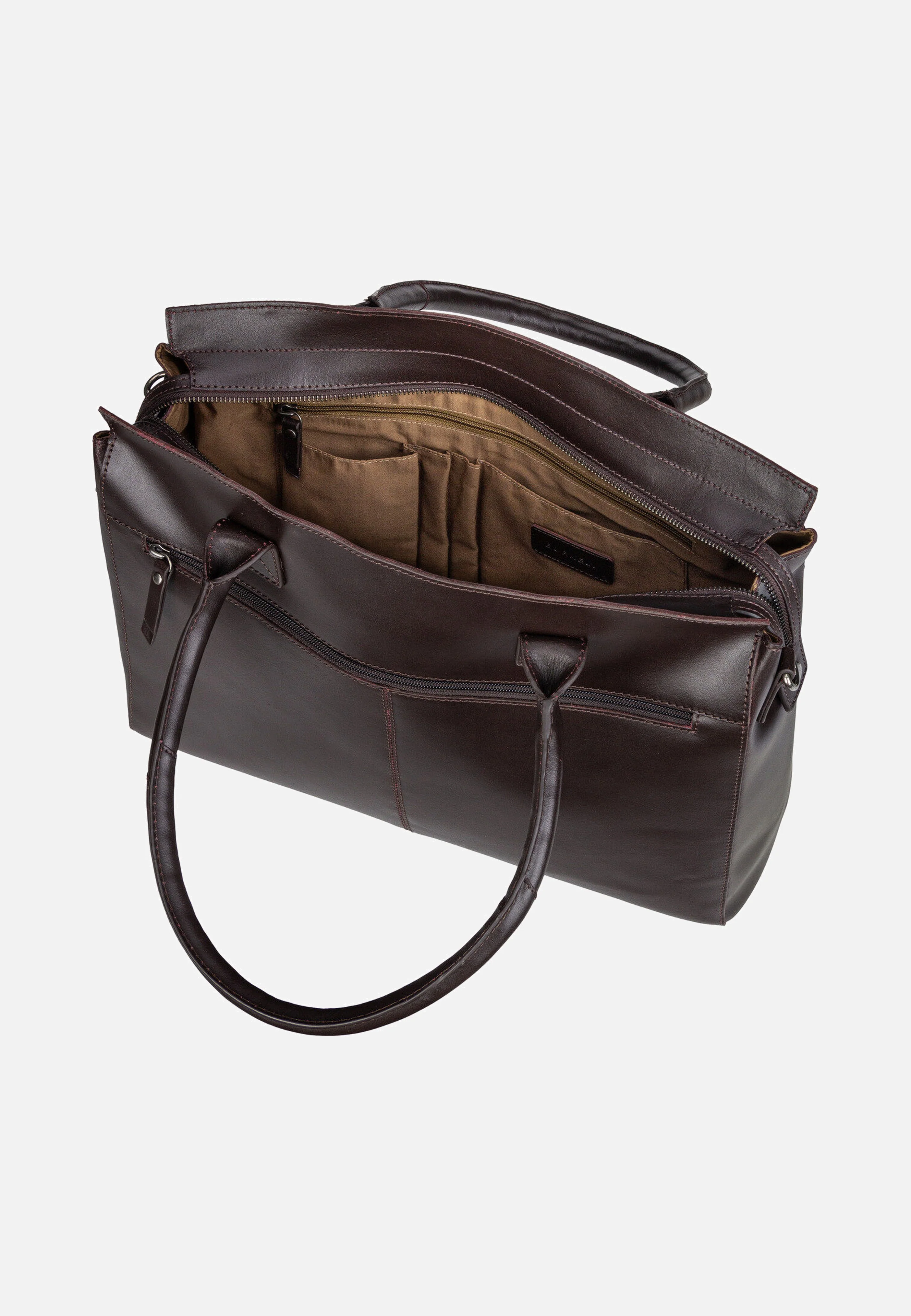 Vintage Doris Laptopbag 15.6'' Dark Brown - Aktentasche - Image 4