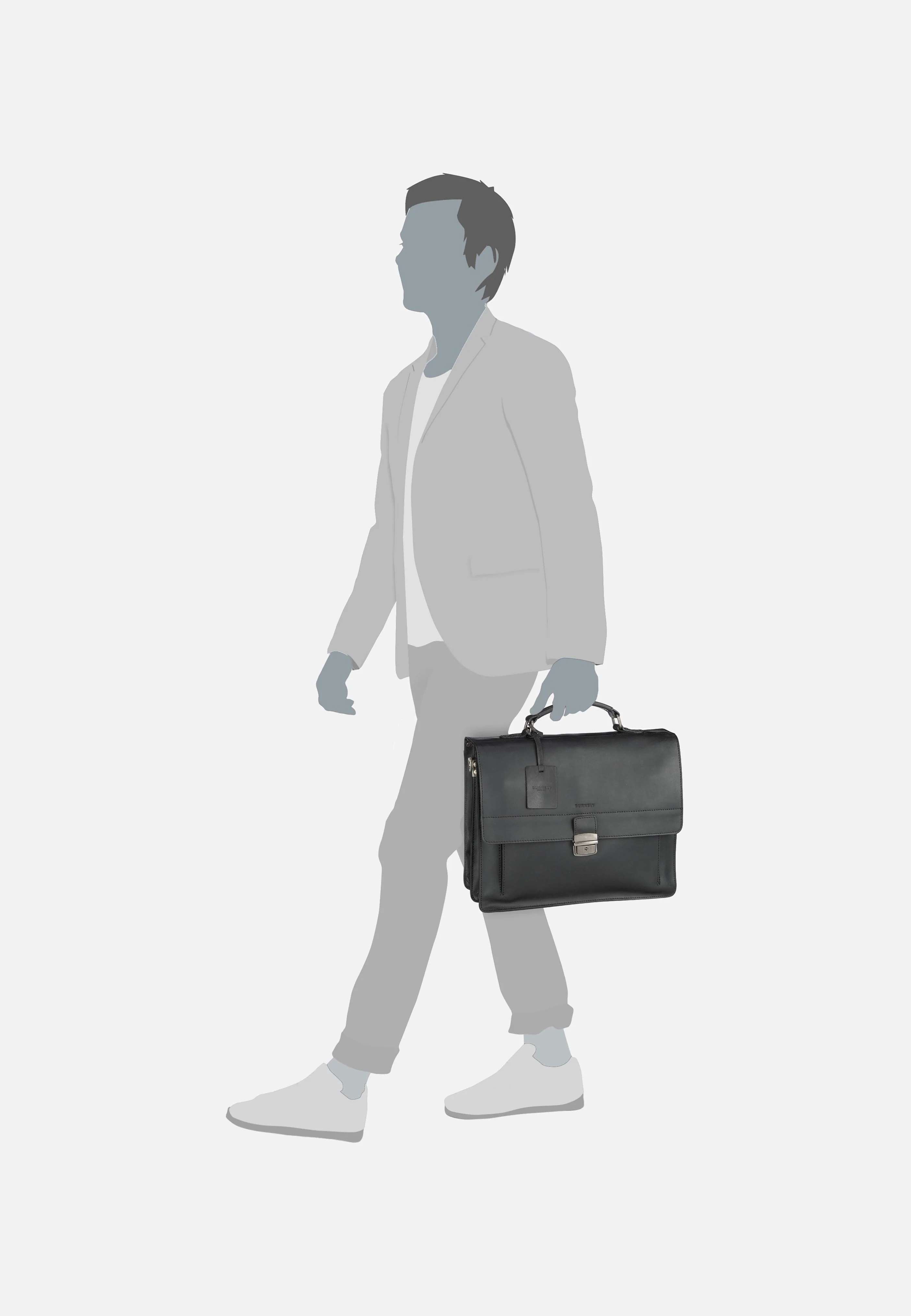 Vintage Scott Briefcase 6378 Black - Aktentasche - Image 6