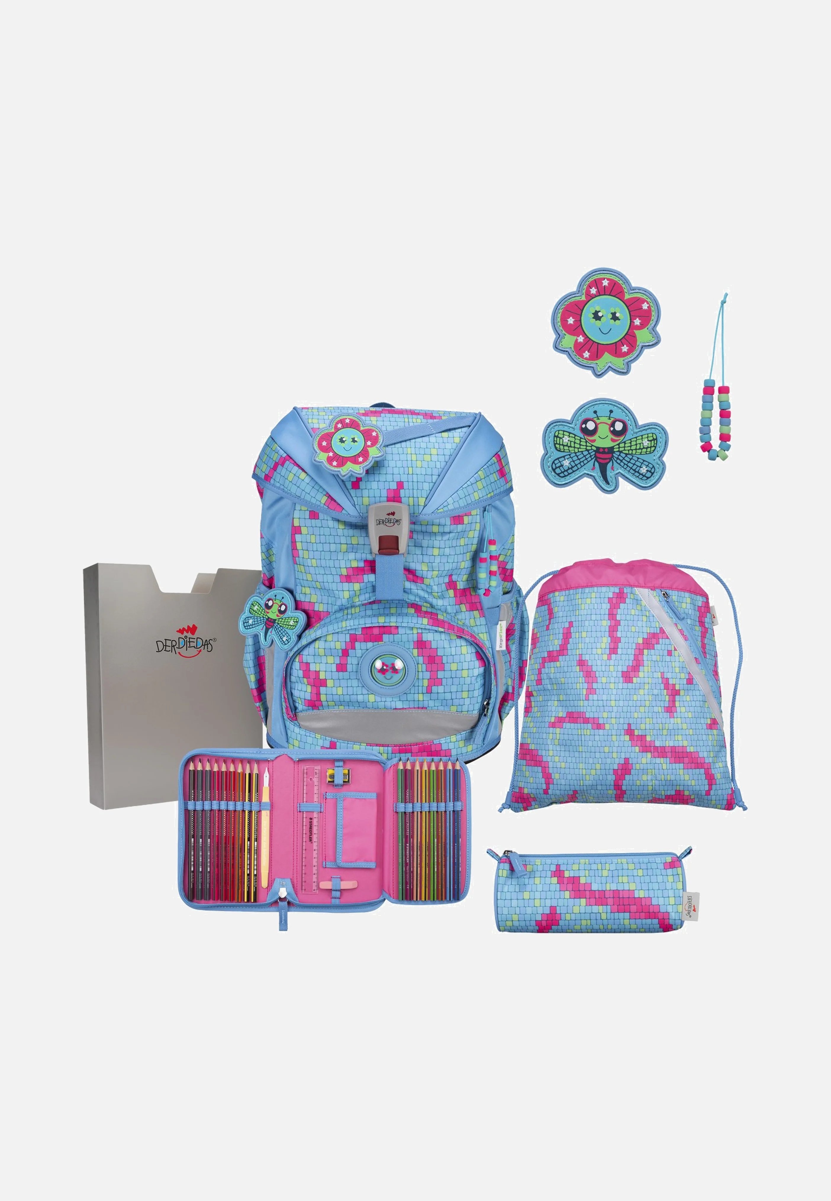ErgoFlex Set 1 Happy Pixel - Schulrucksack - Image 6