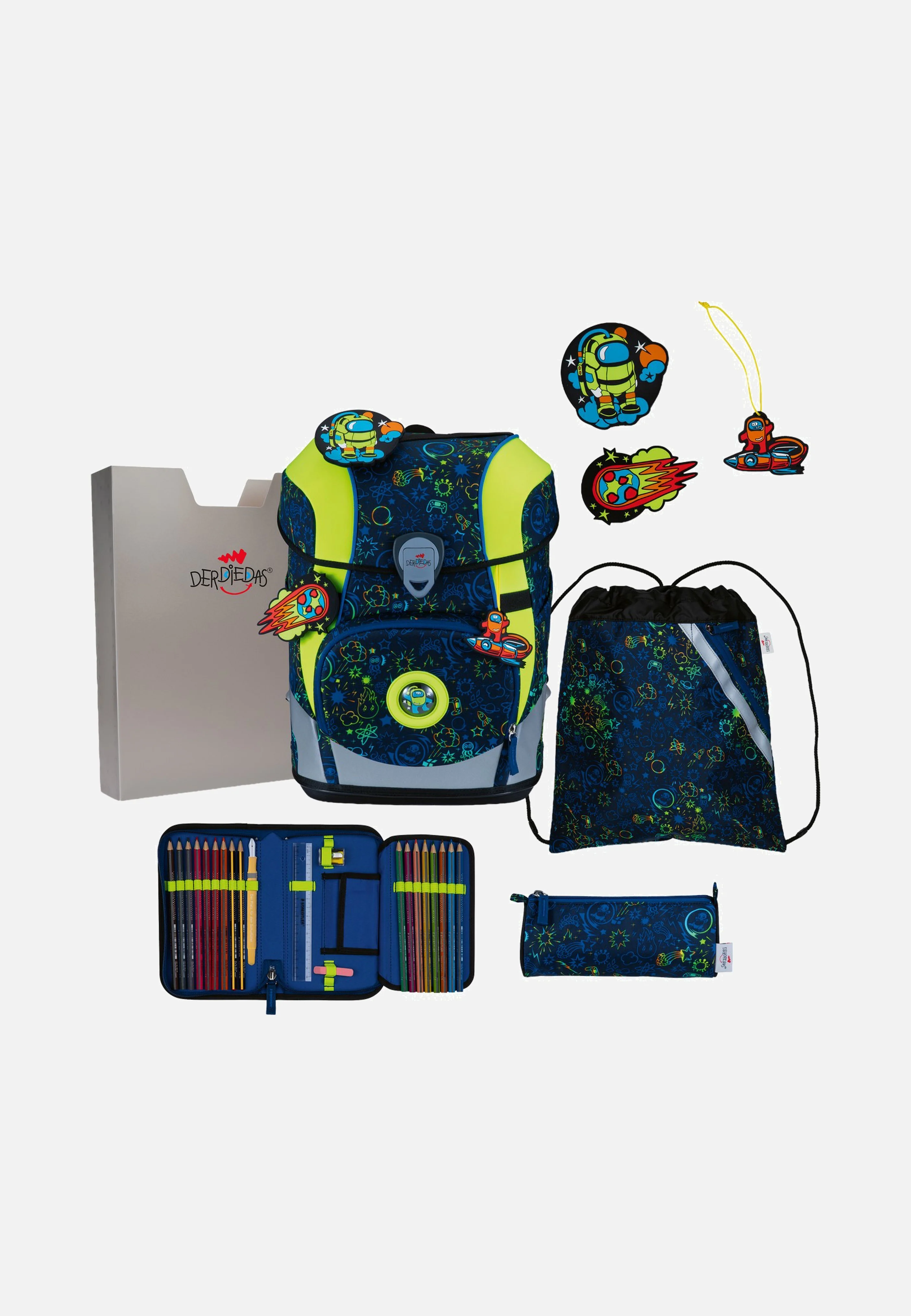 ErgoFlex Tiny Set Neon Crazy - Schulrucksack - Image 6