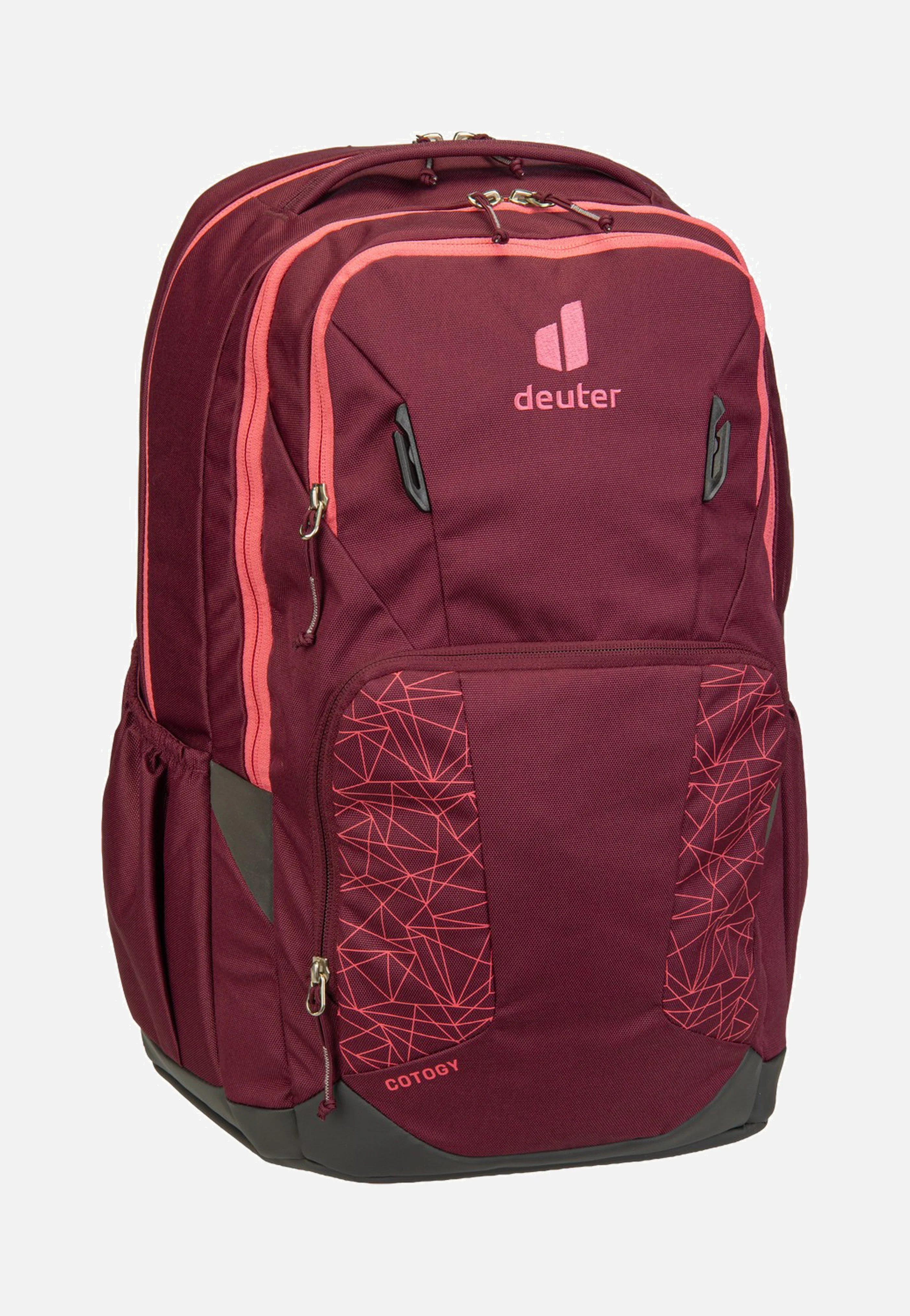 Cotogy Cassis/Dahlia - Schulrucksack