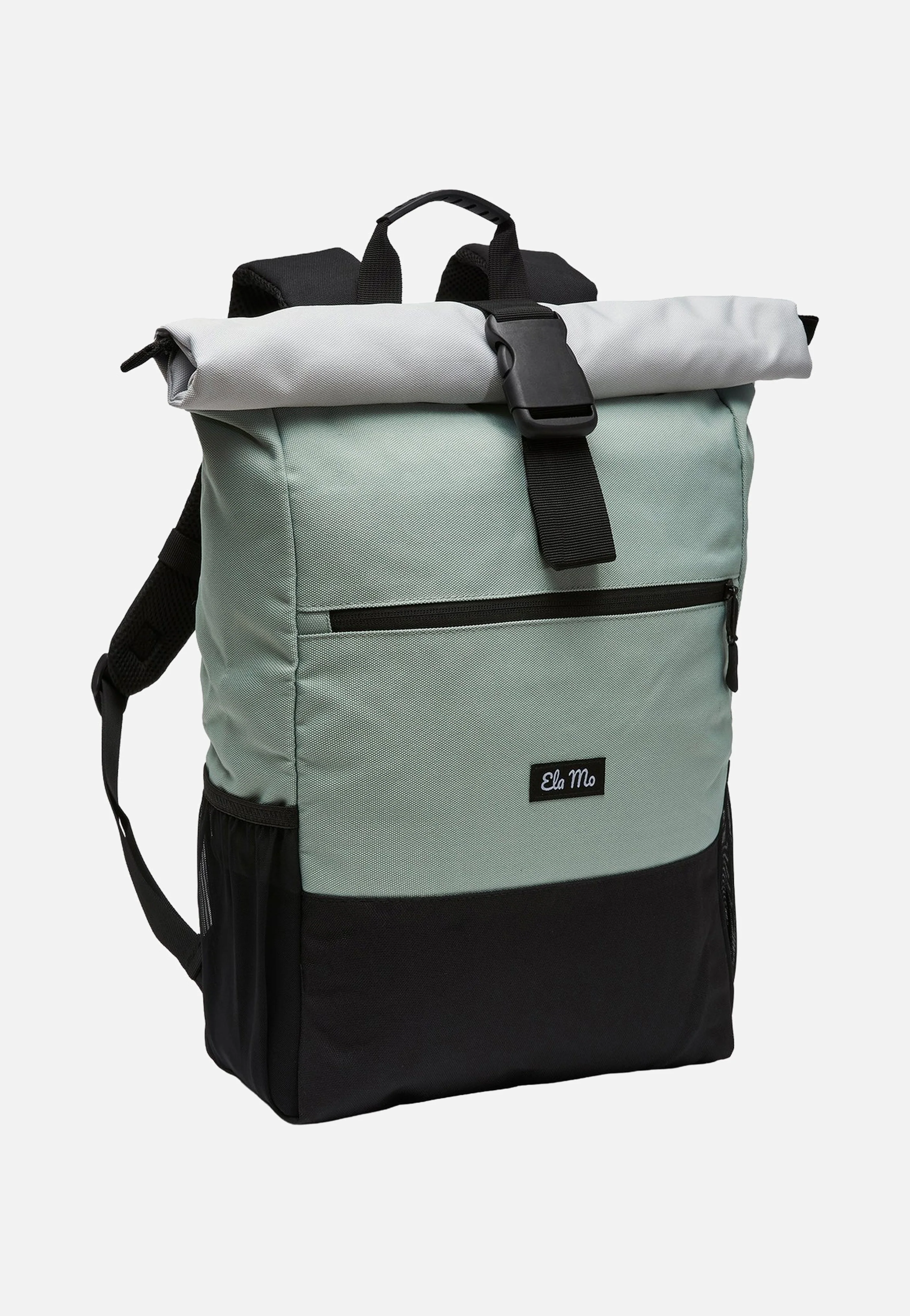 Rolltop Mintgrey - Rolltop Rucksack - Image 2