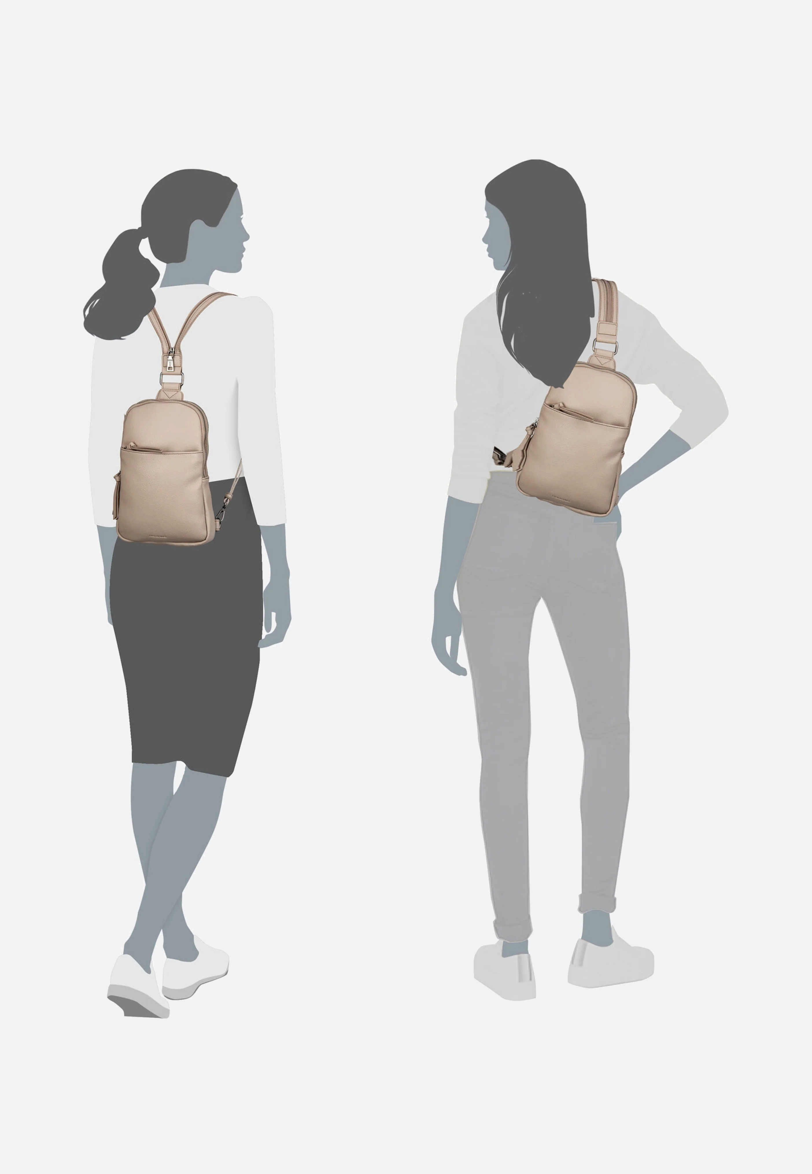 Bestie Hybrid 3781 Powder Taupe - Rucksack - Image 7