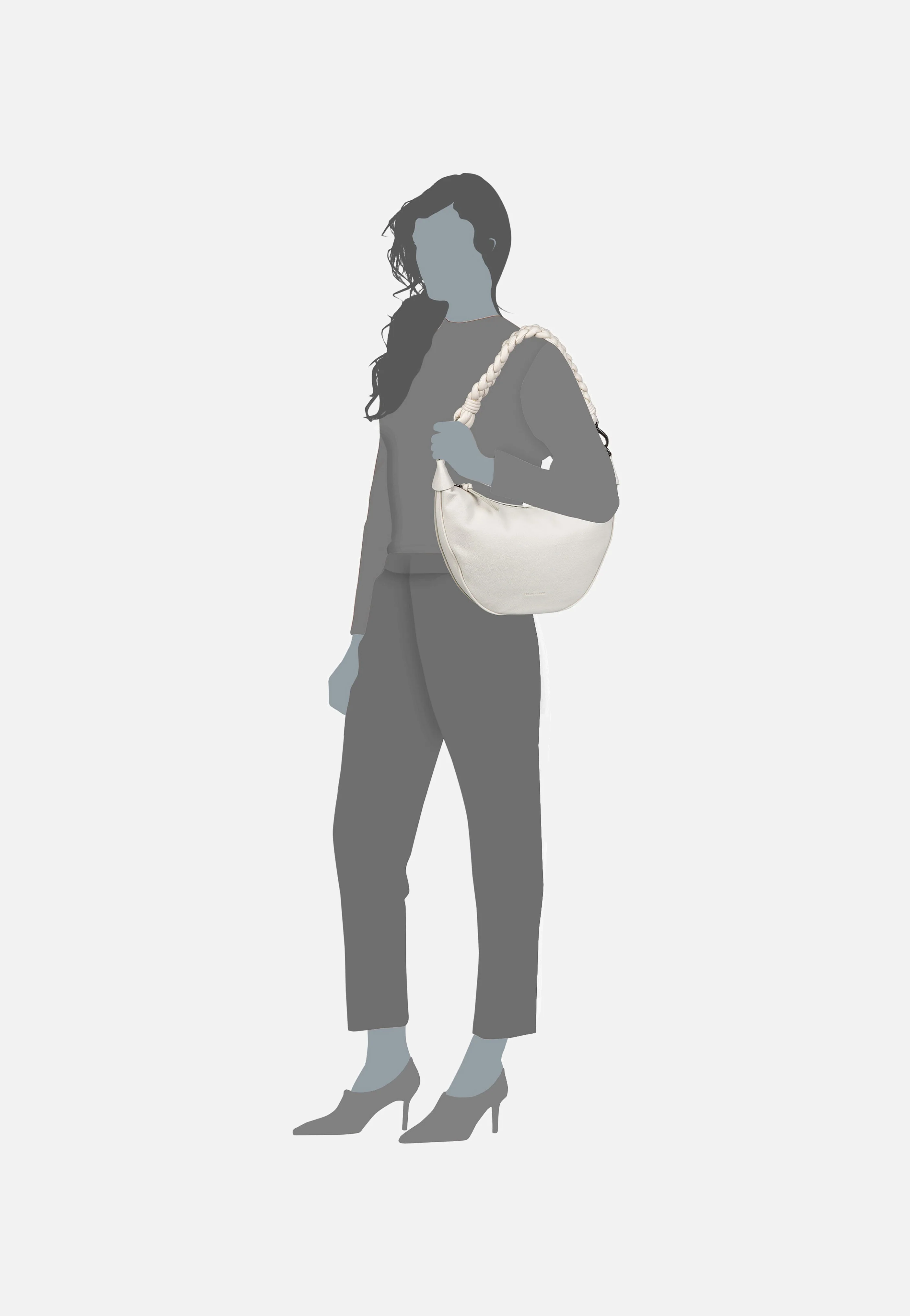 Good Vibes Only 3540n Oat Milk - Hobo Bag - Image 6