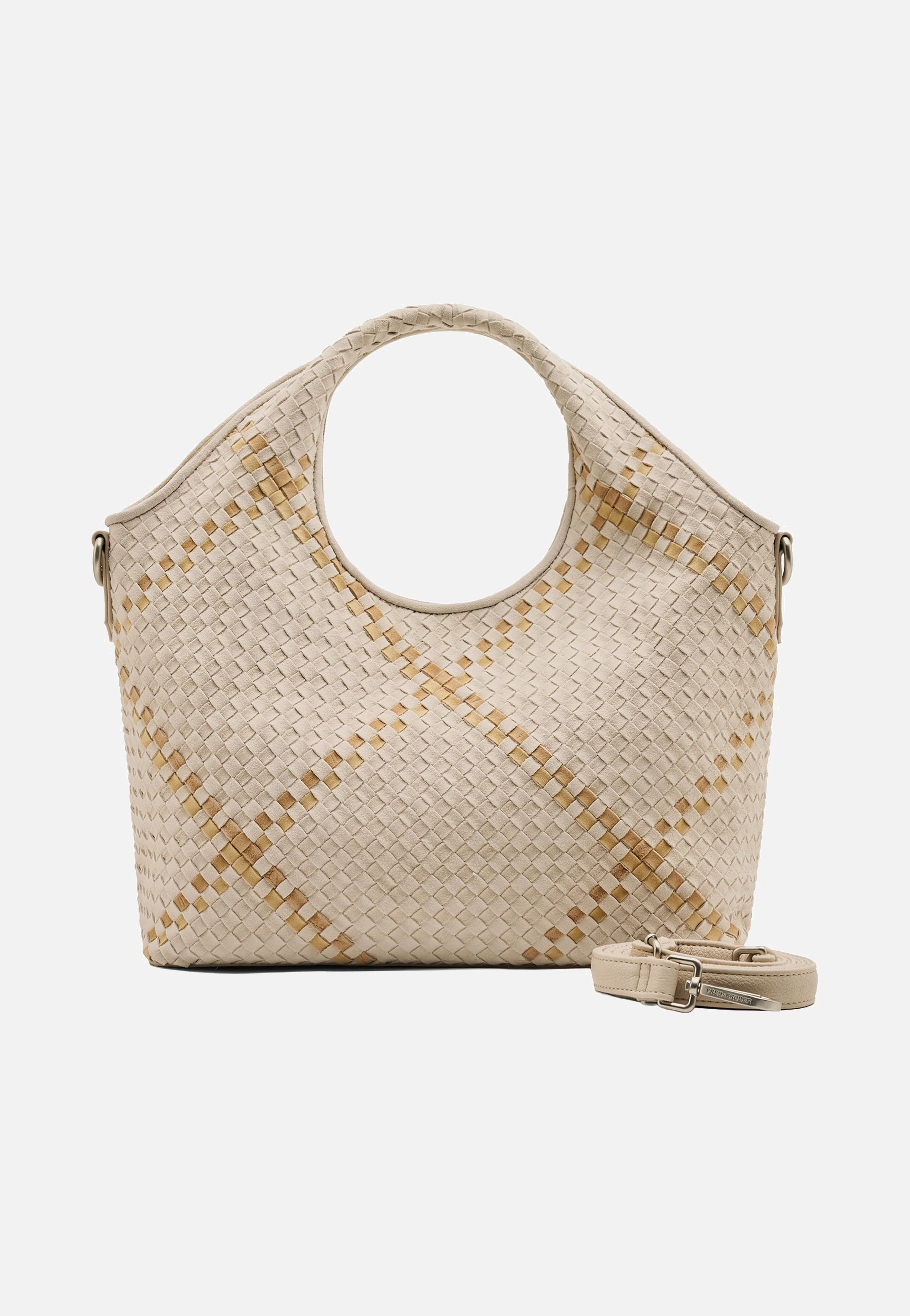 Happy Weave Handbag Nature - Henkeltasche