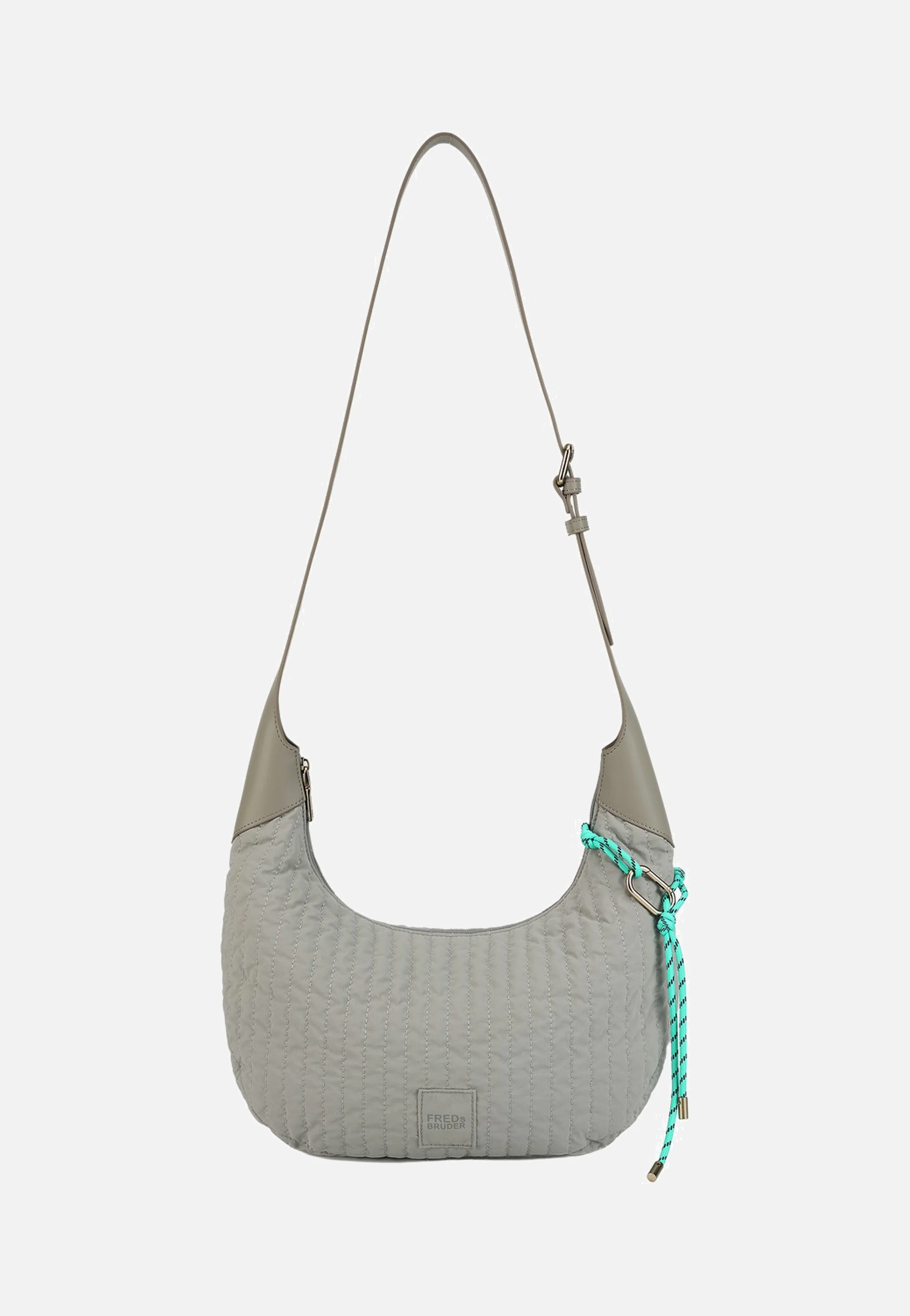 Just Flow Round Hobo Light Grey - Hobo Bag