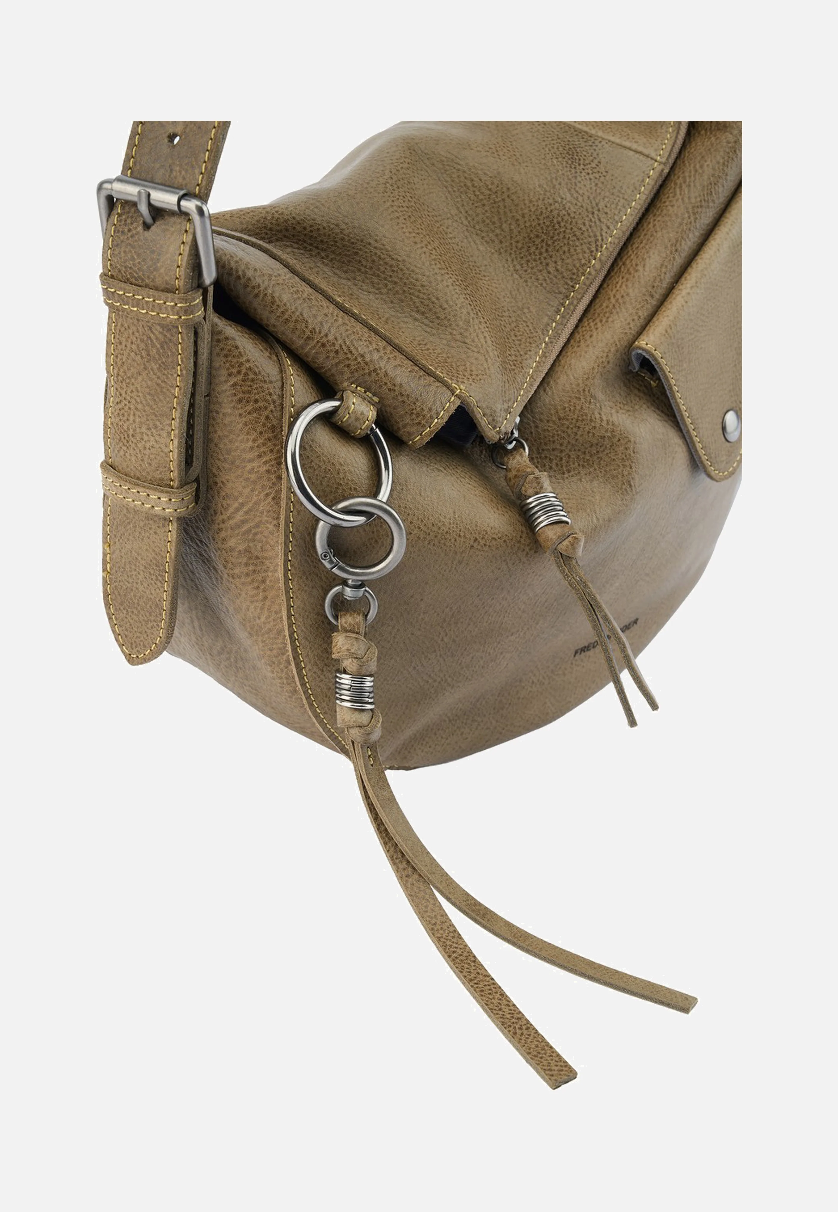 My Forever Friend Shoulderbag With Front Pocket Muddy Khaki - Umhängetasche - Image 3