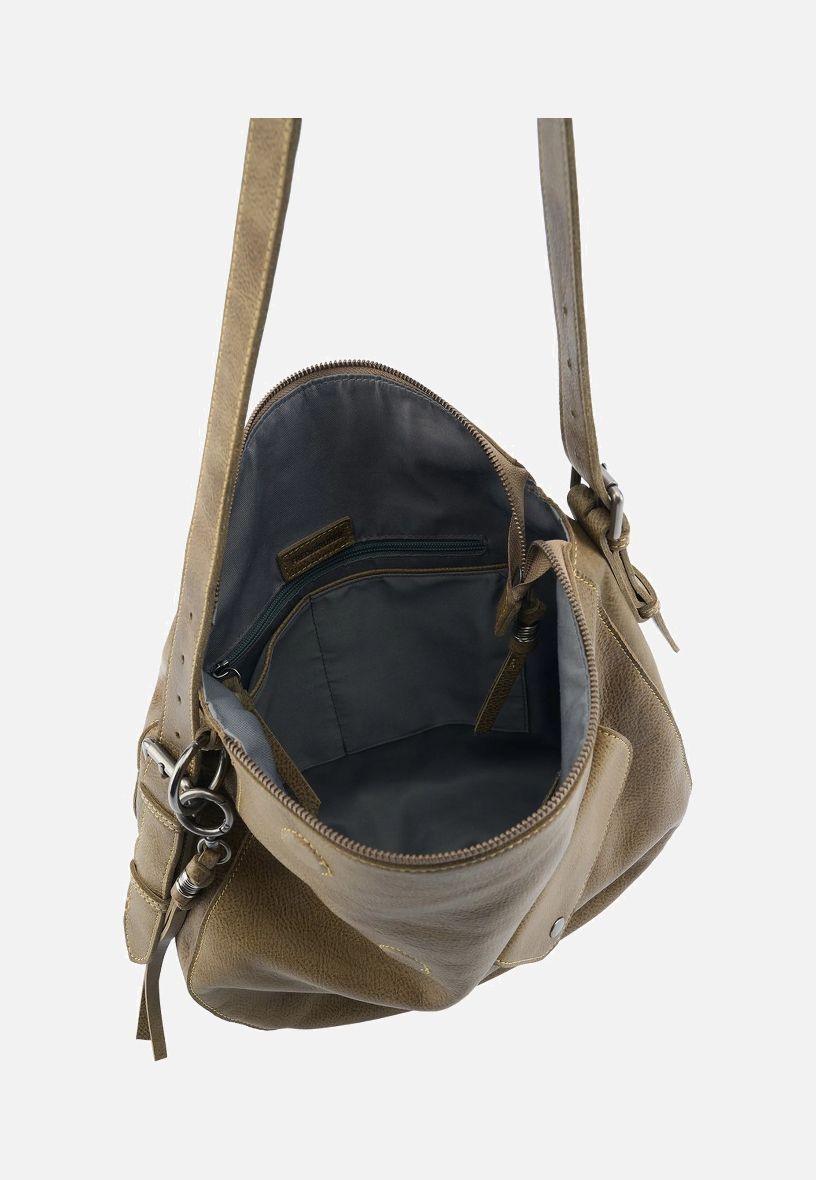 My Forever Friend Shoulderbag With Front Pocket Muddy Khaki - Umhängetasche - Image 4