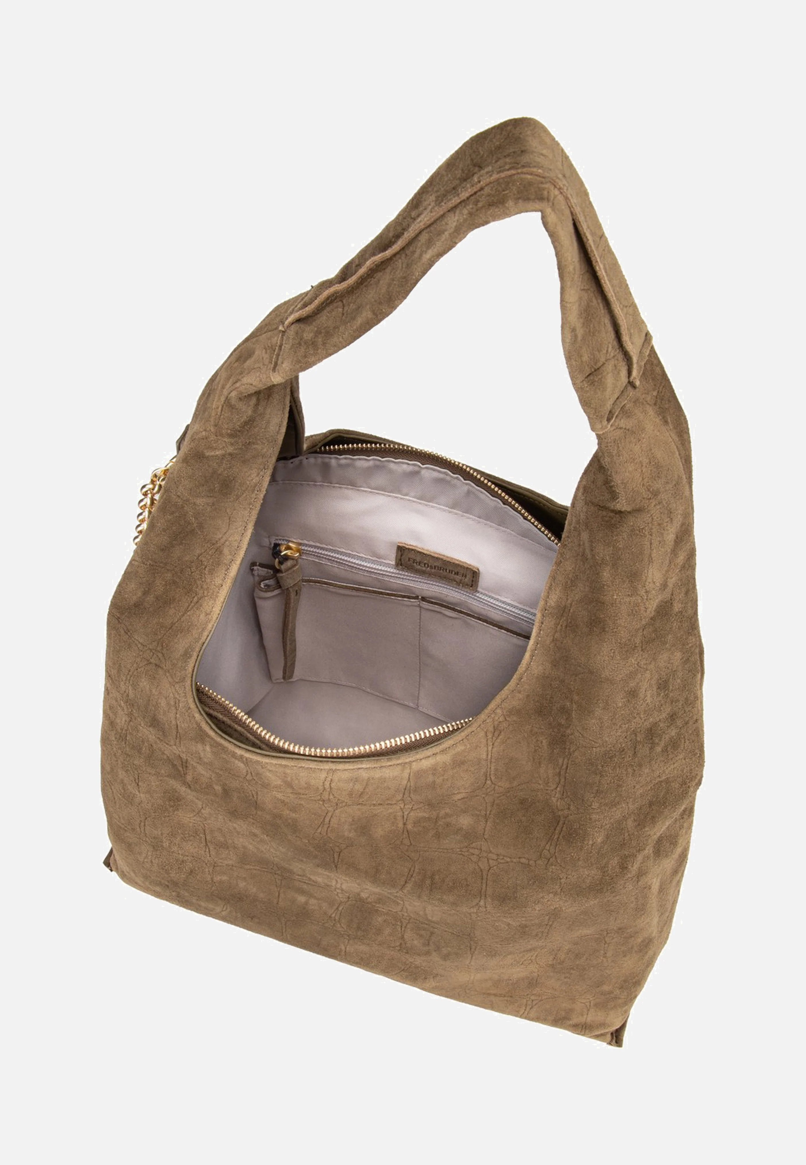 Velvet Wild Hobo Khaki - Hobo Bag - Image 5