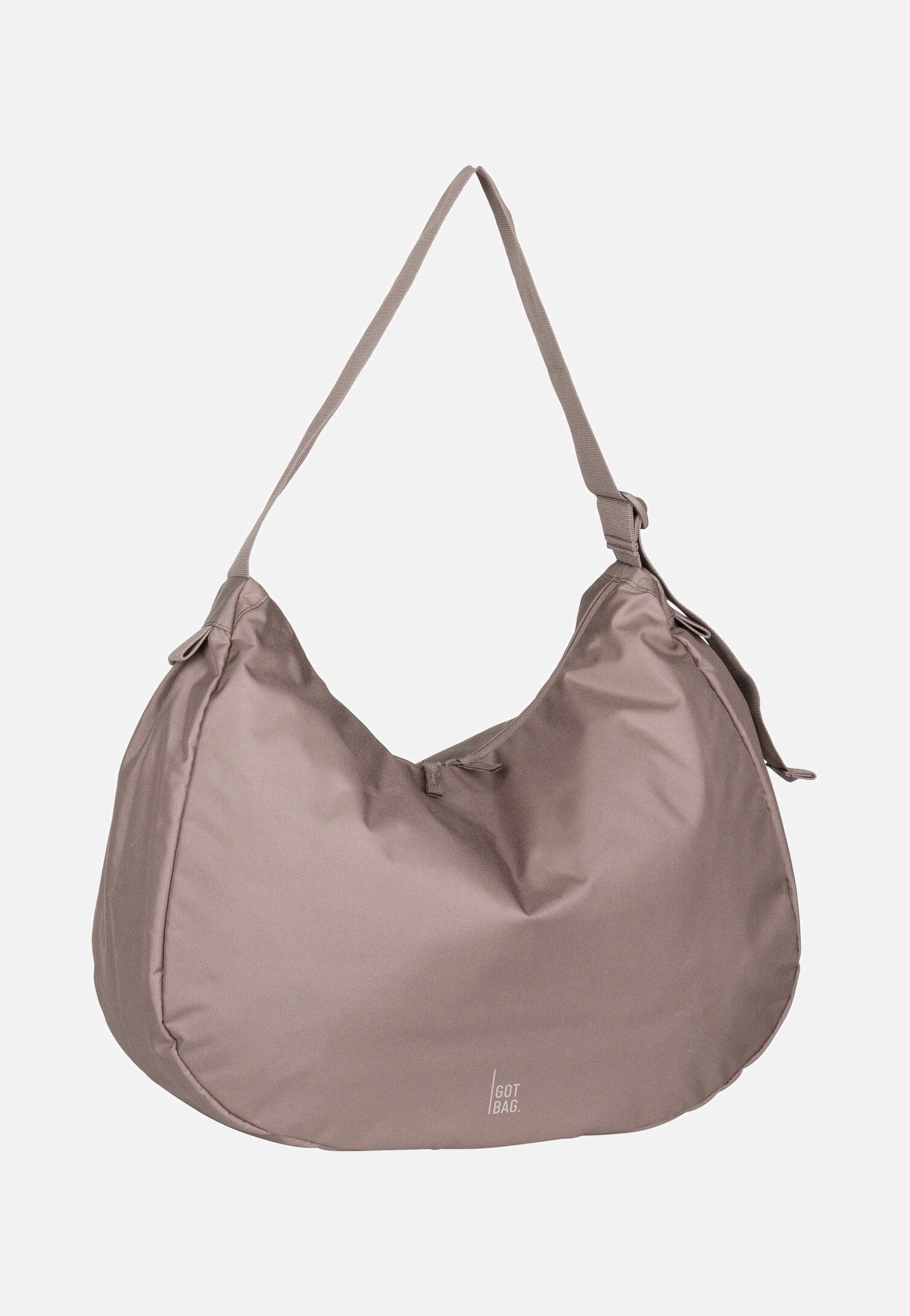 Curved Bag Monochrome Oyster - Hobo Bag