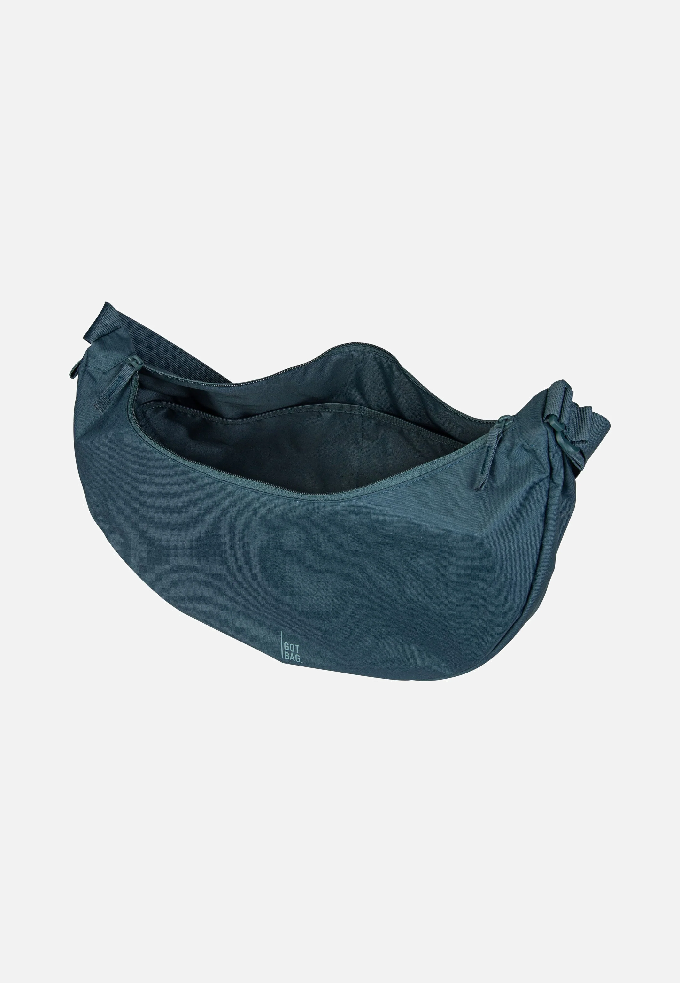 Moon Bag Large Monochrome Sea Teal - Sling Bag - Image 3