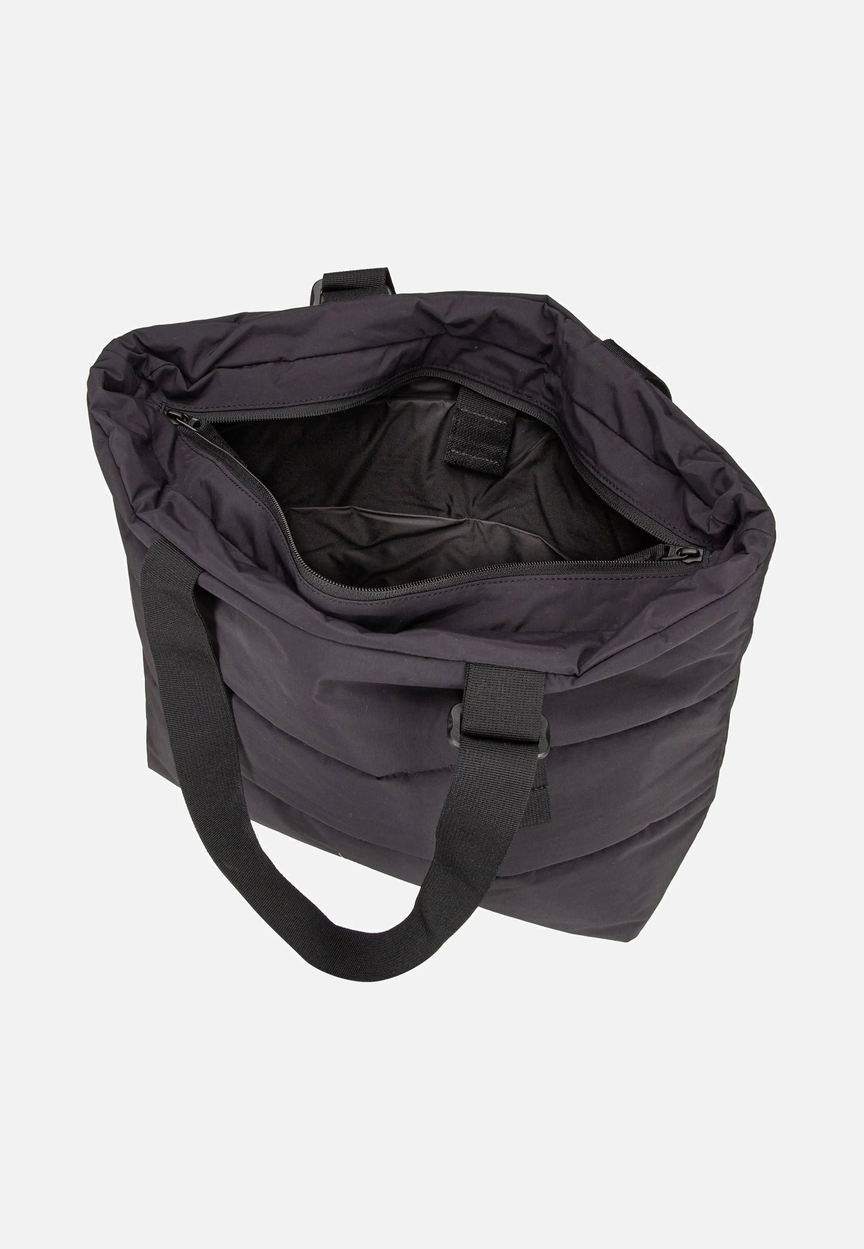 Puffer Tote Bag Monochrome Black - Shopper - Image 4