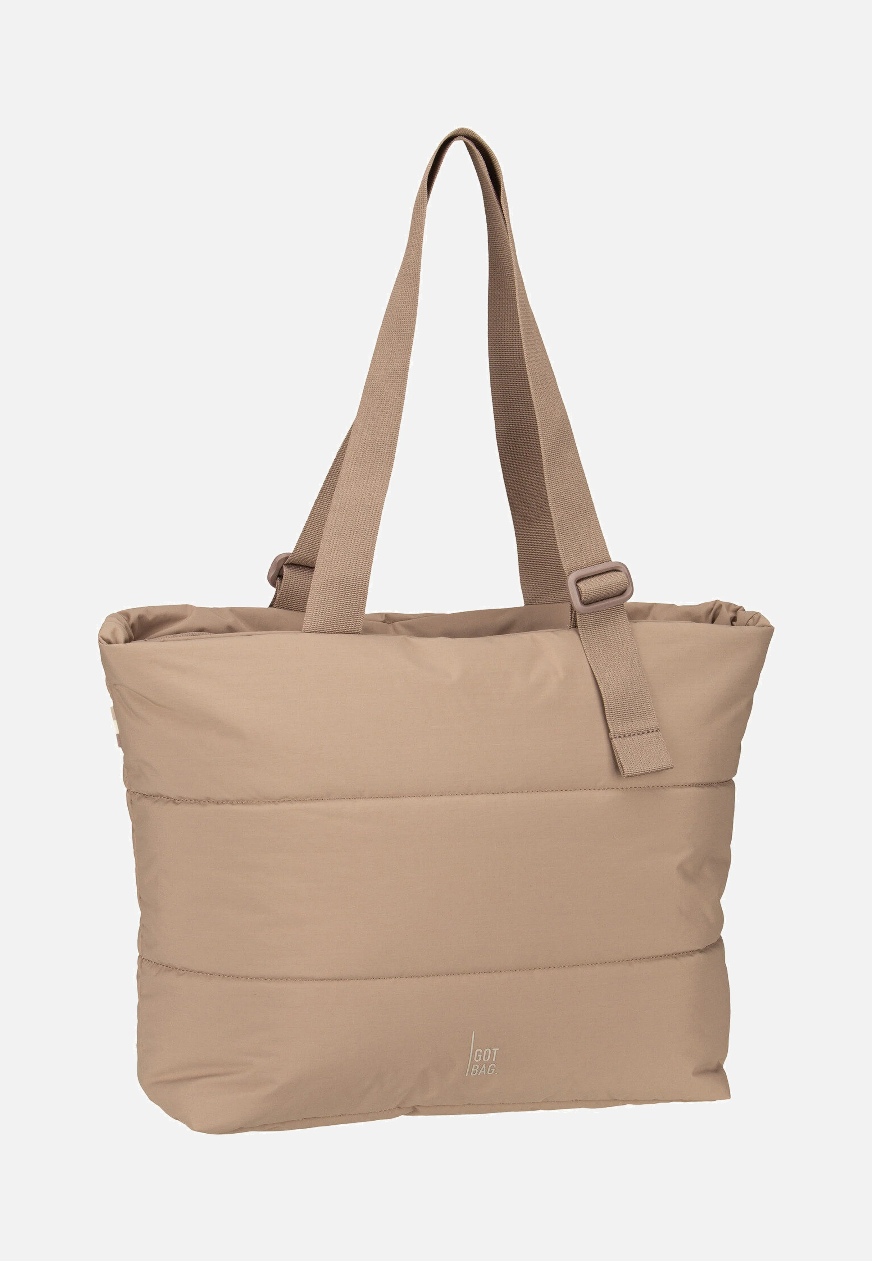 Puffer Tote Bag Monochrome Oyster - Shopper